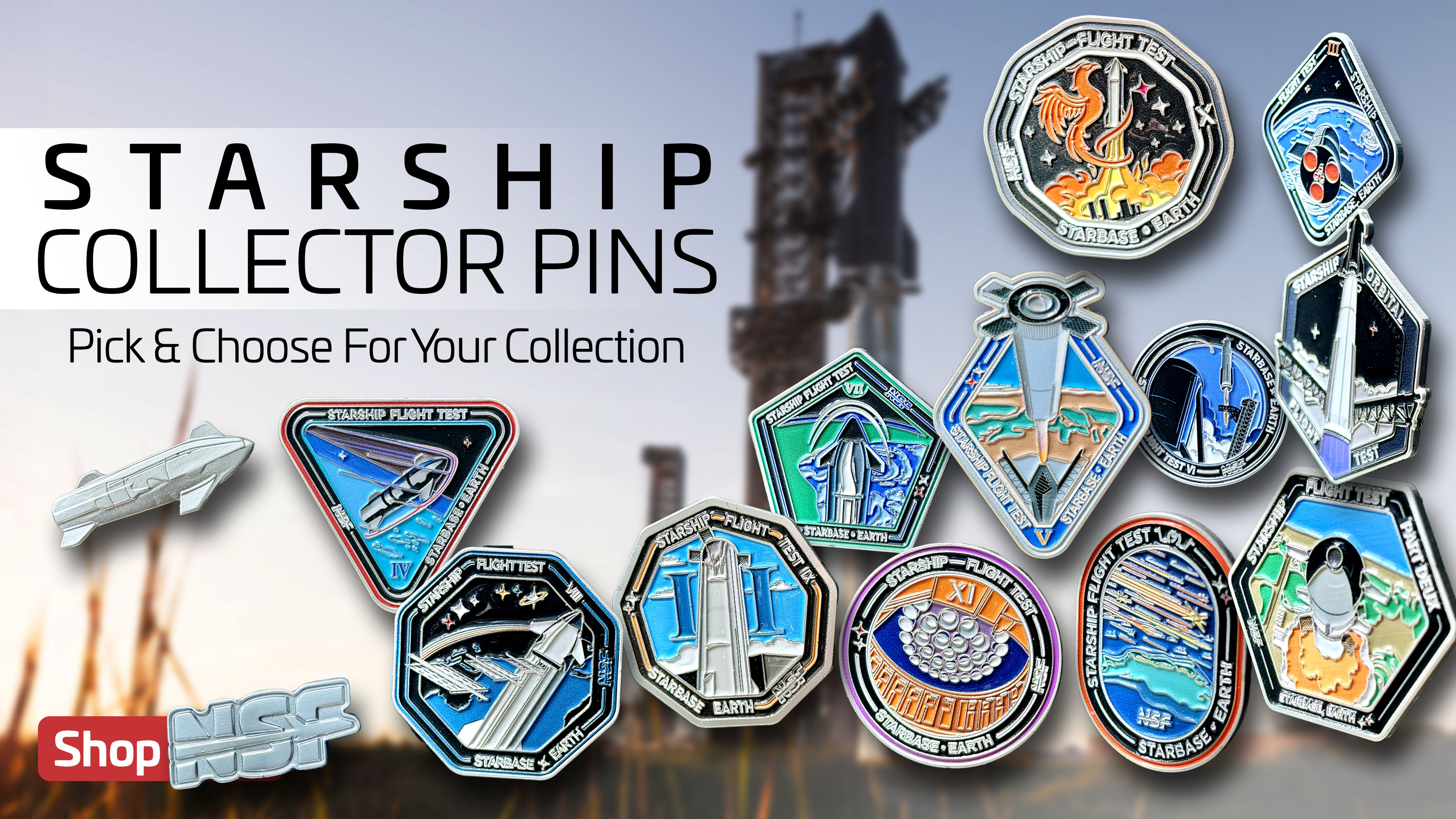 Starship Pins are HERE!