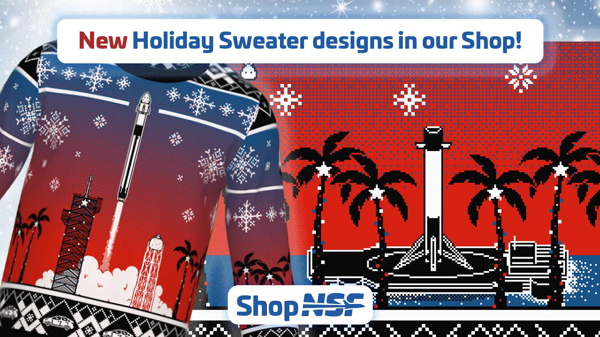 NSF Holiday Sweaters