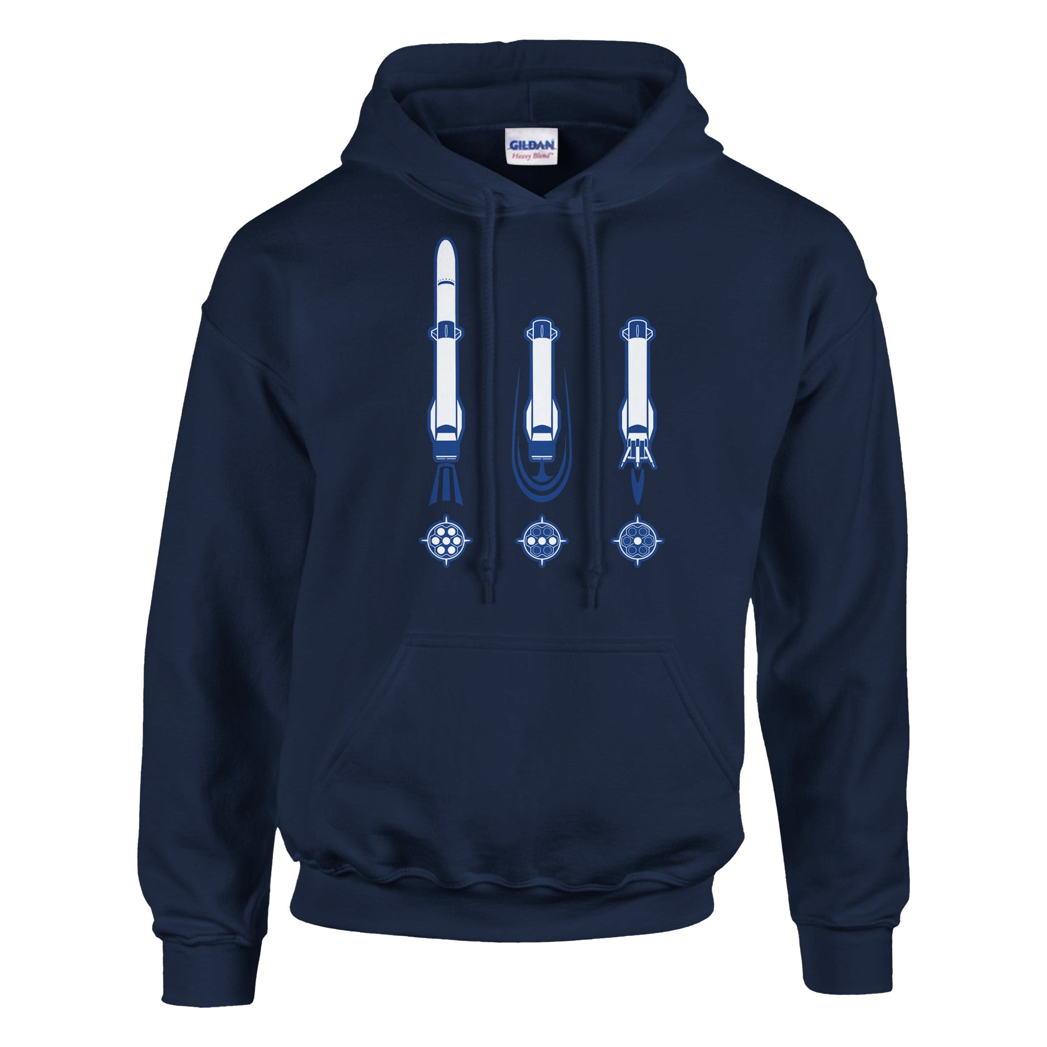 ＊韓国＊［NAVIVERSE］Luna Hoodie Jacket 2C 2size Launch, Entry, Landing - New Glenn Edition - Unisex Hoodie