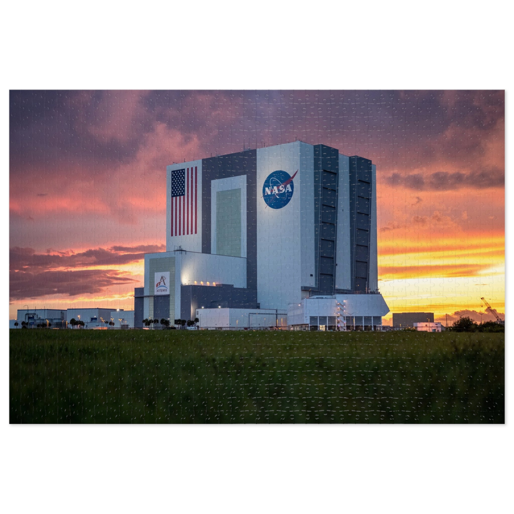 VAB at Sunset - Puzzle