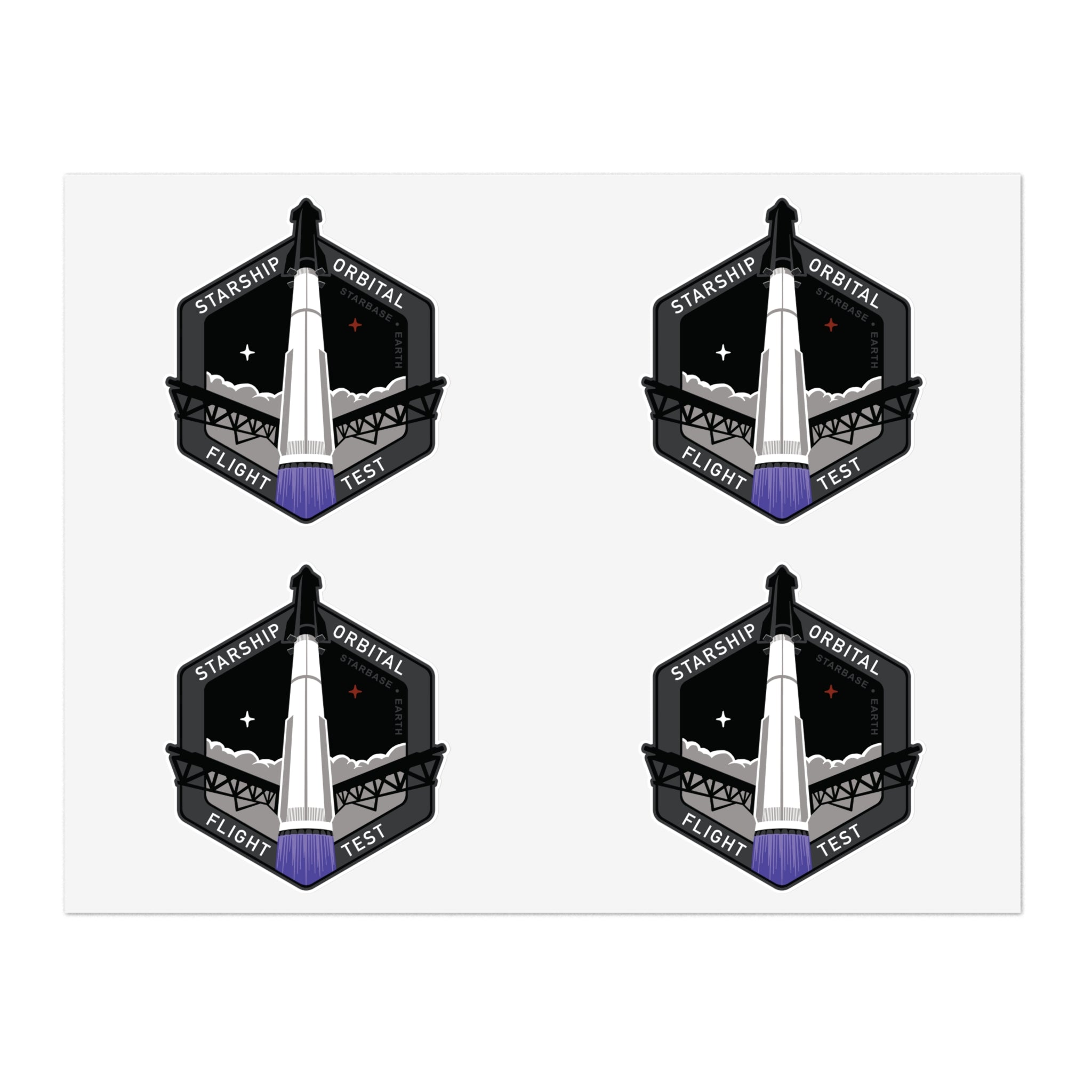 Starship Patch 1 Sticker Sheet