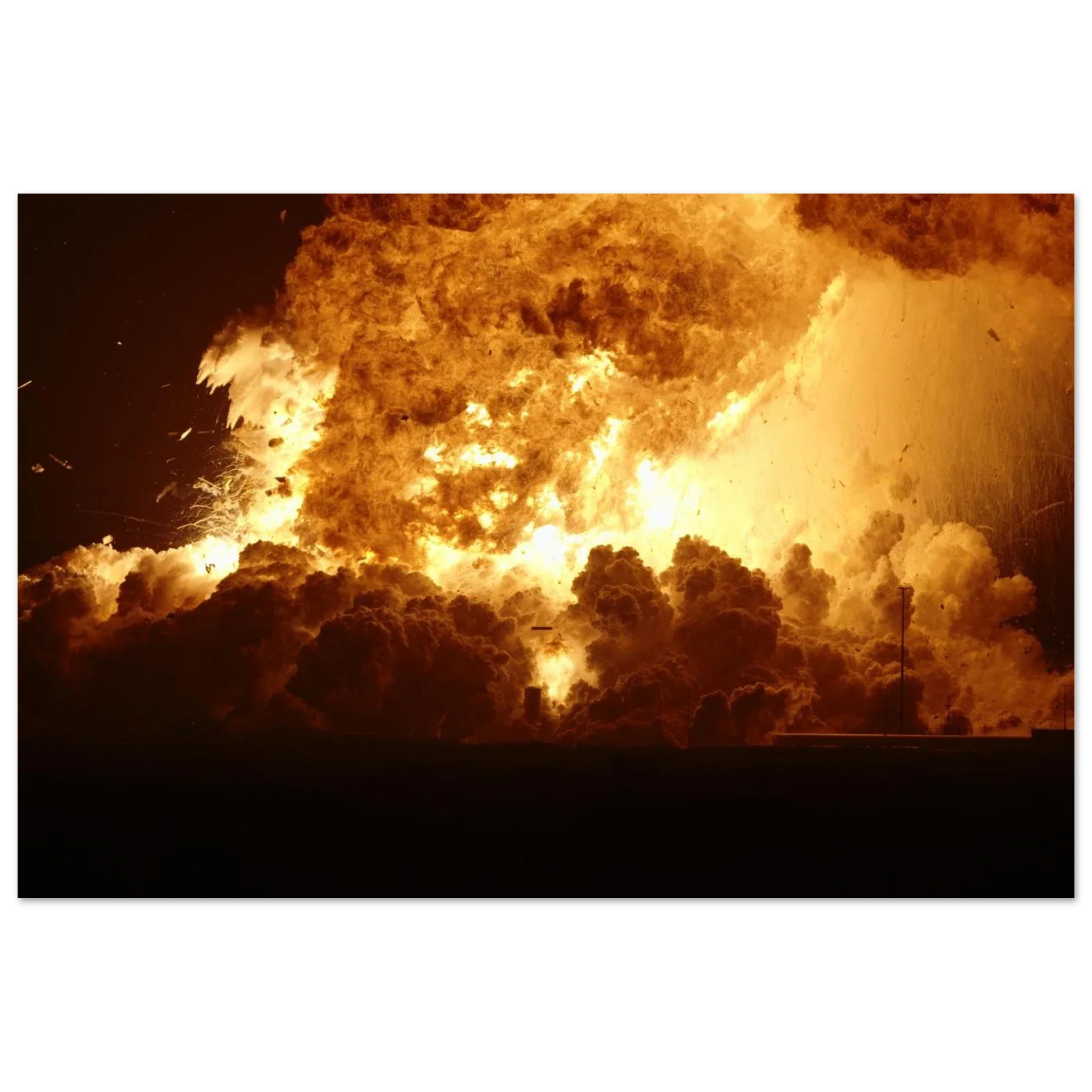 Ship 36 static fire — photograph by D Wise, June 18 2025