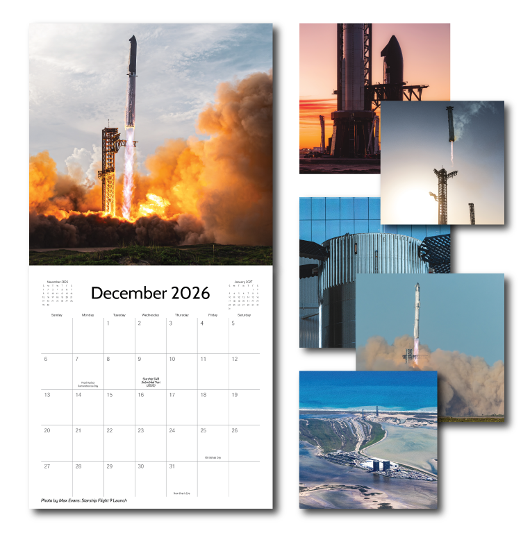 2026 Starbase Calendar - PREORDER