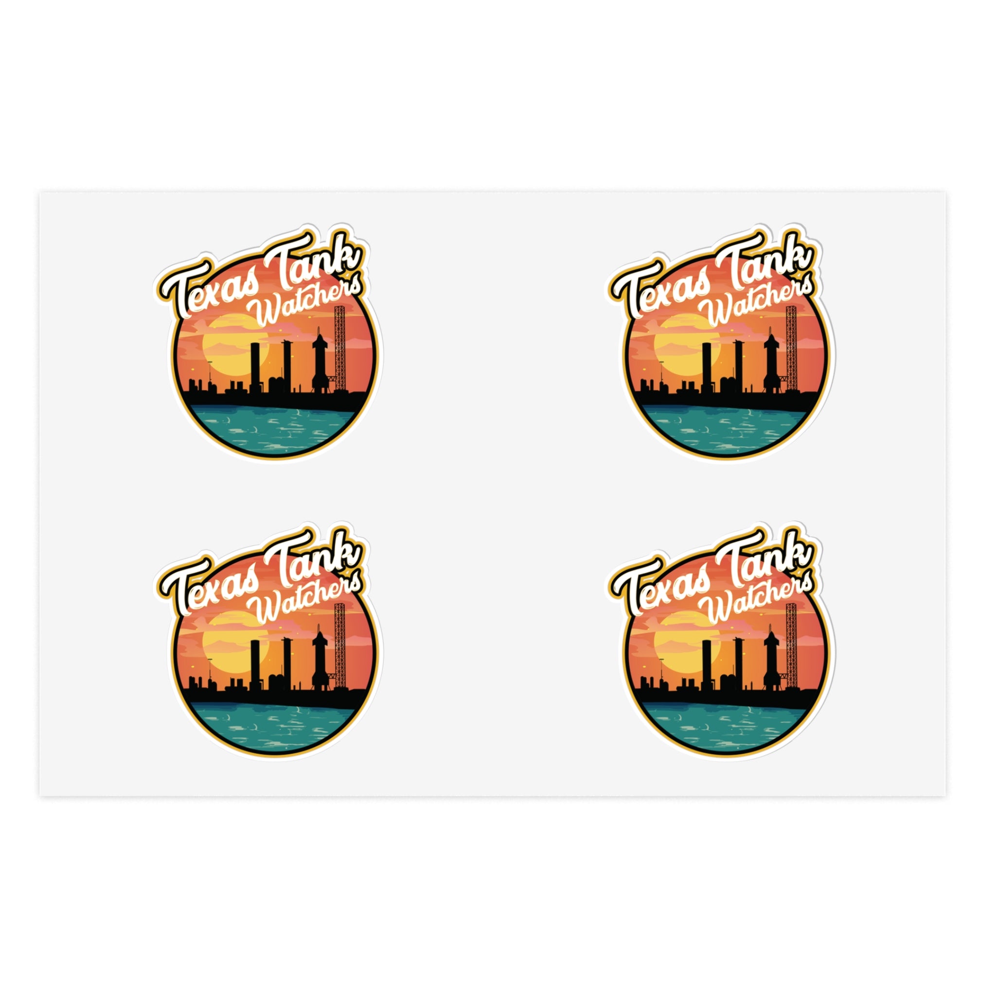 Texas Tank Watcher Sticker Sheet