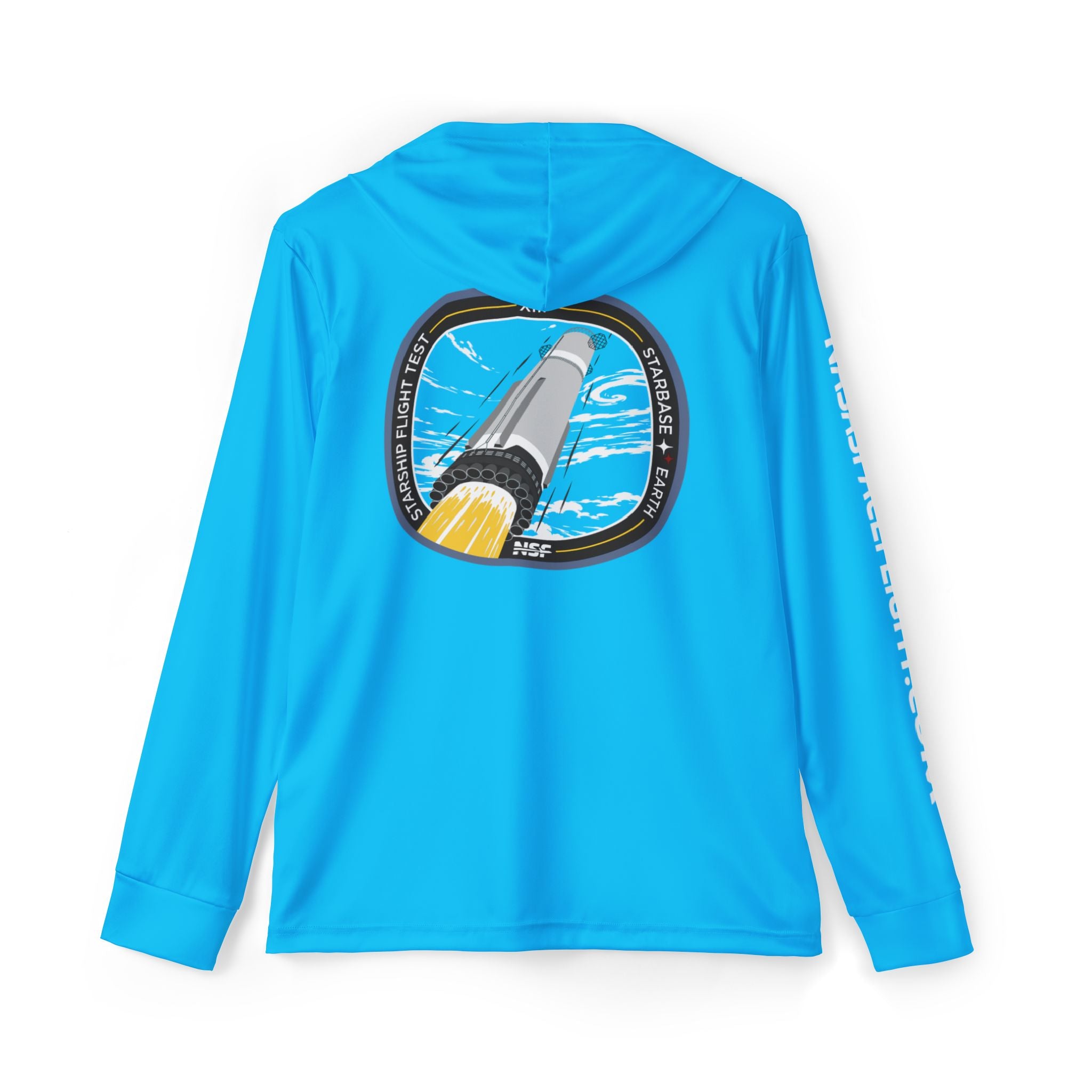 SpaceX Starship Flight 13 Sun Shirt - Blue | UPF 50