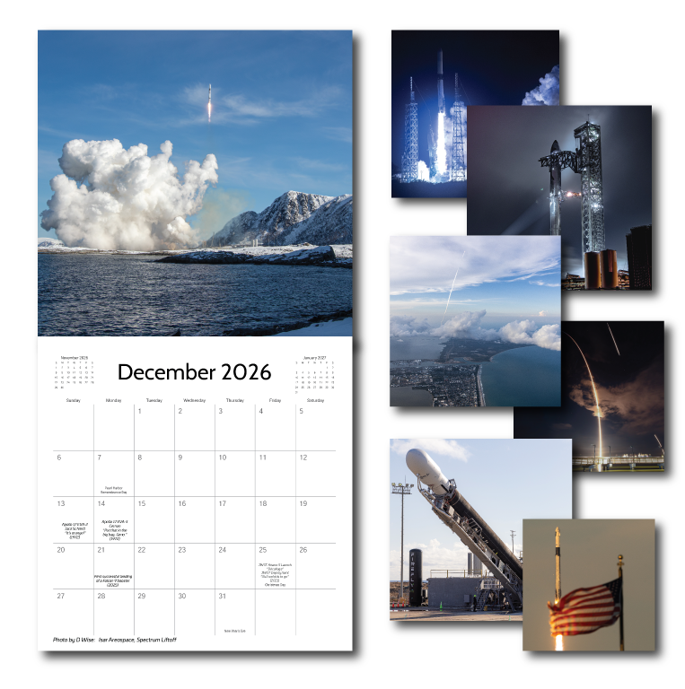 2026 Spaceflight Calendar