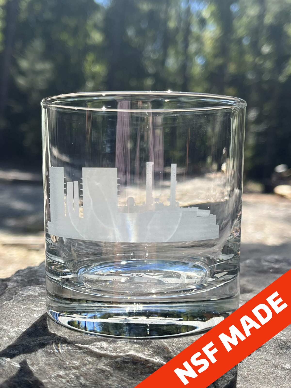 SpaceX Starbase 2025 Skyline - Whiskey Glass