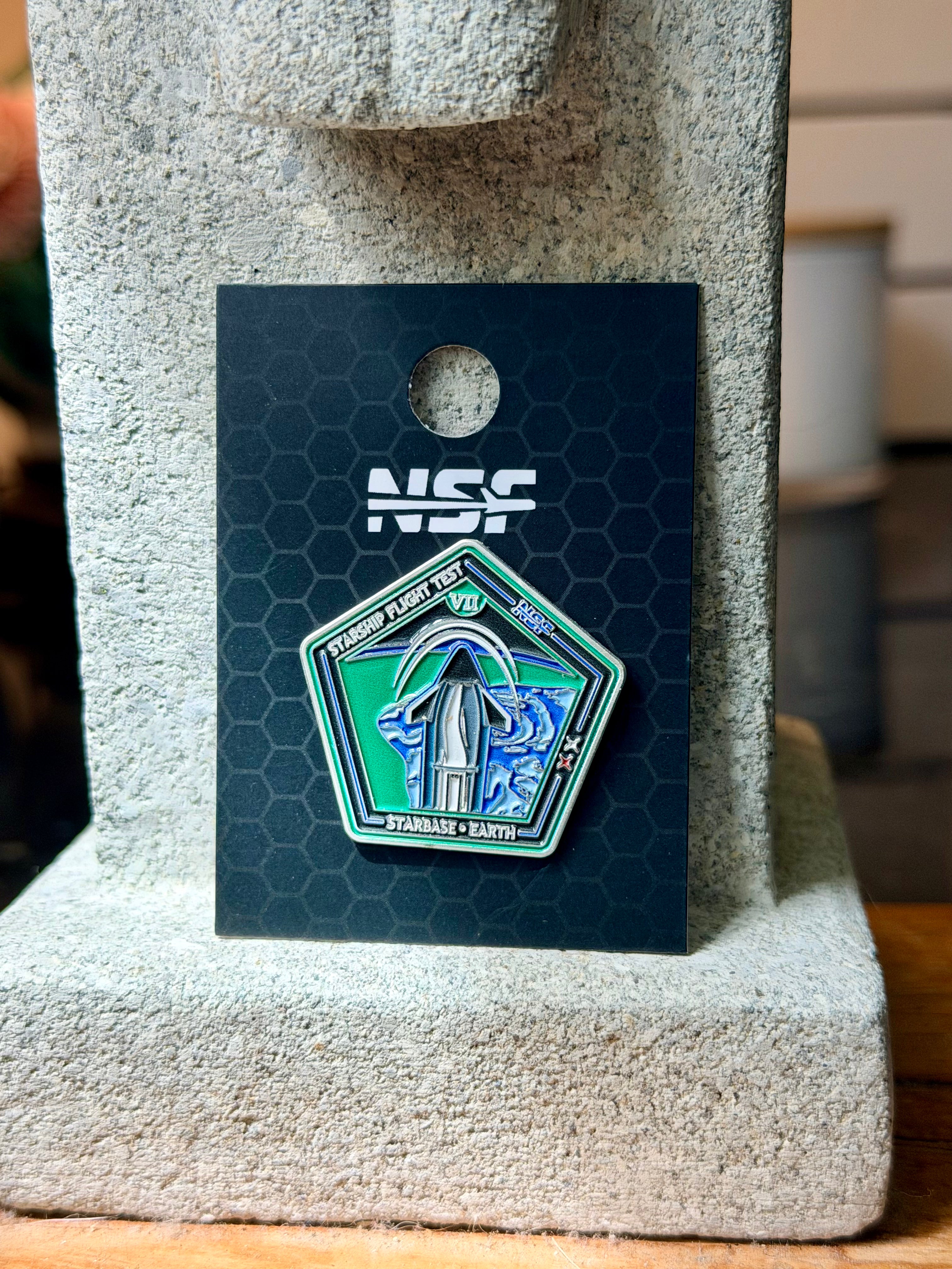 Starship Flight 7 - Collectors Pin