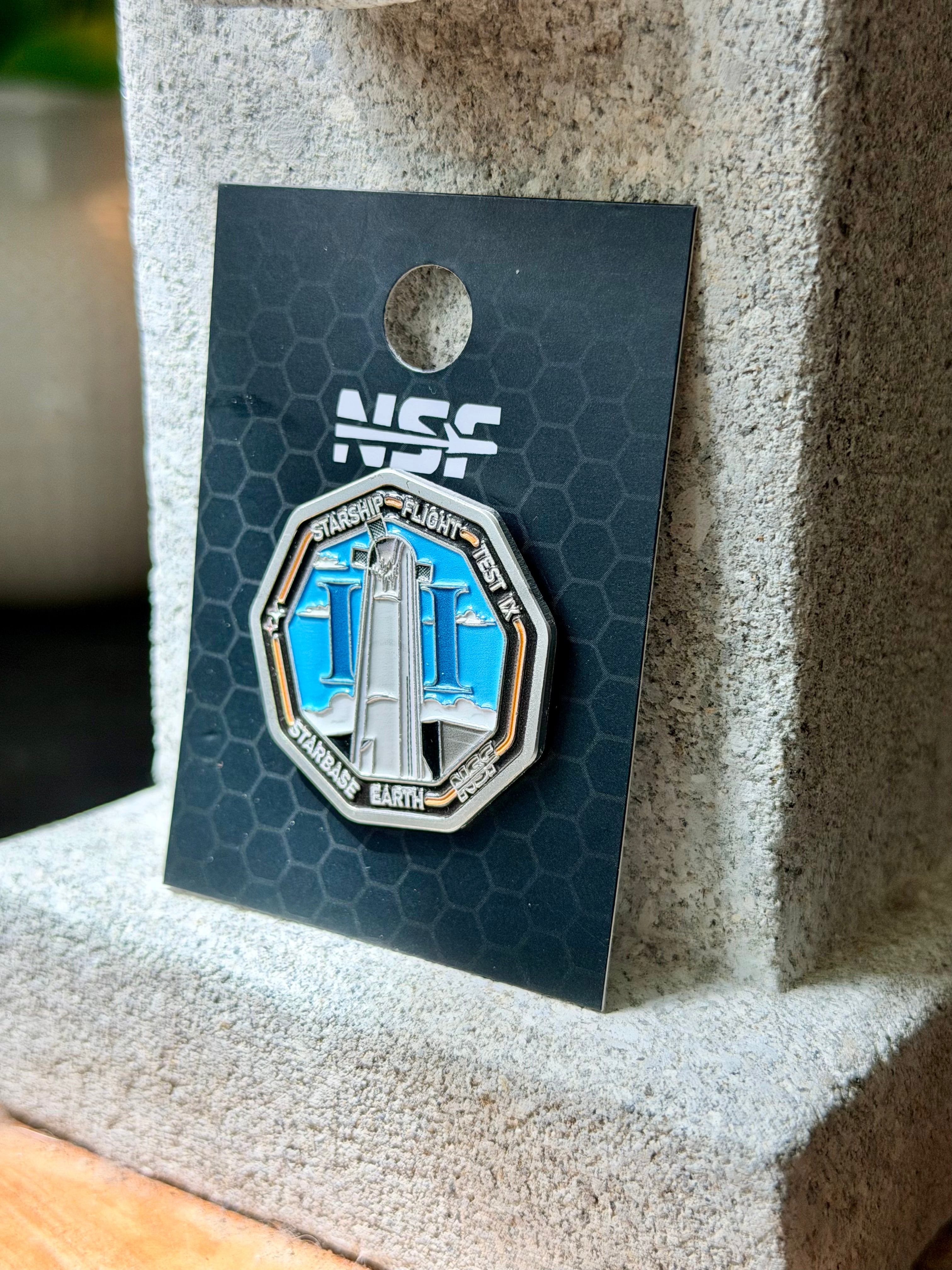 Starship Flight 9 - Collectors Pin