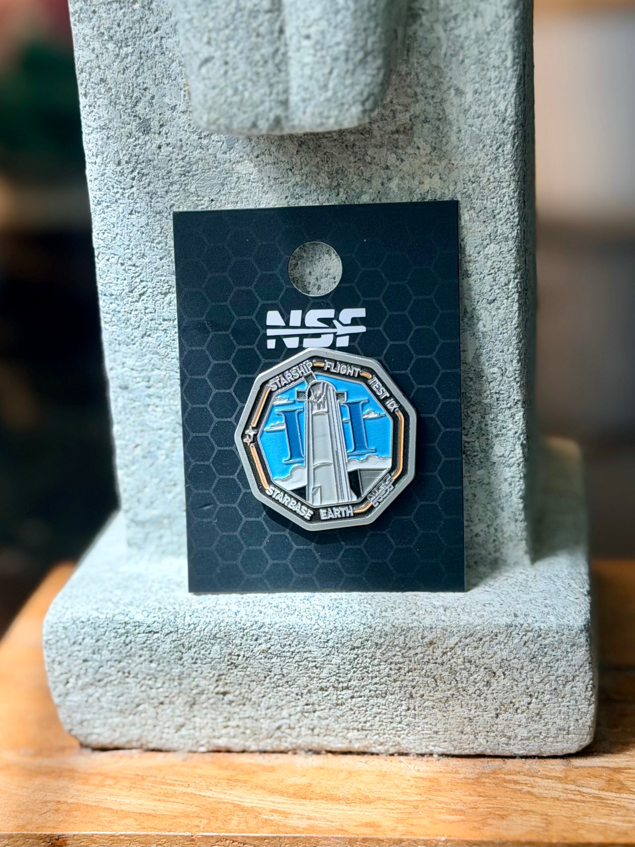 Starship Flight 9 - Collectors Pin