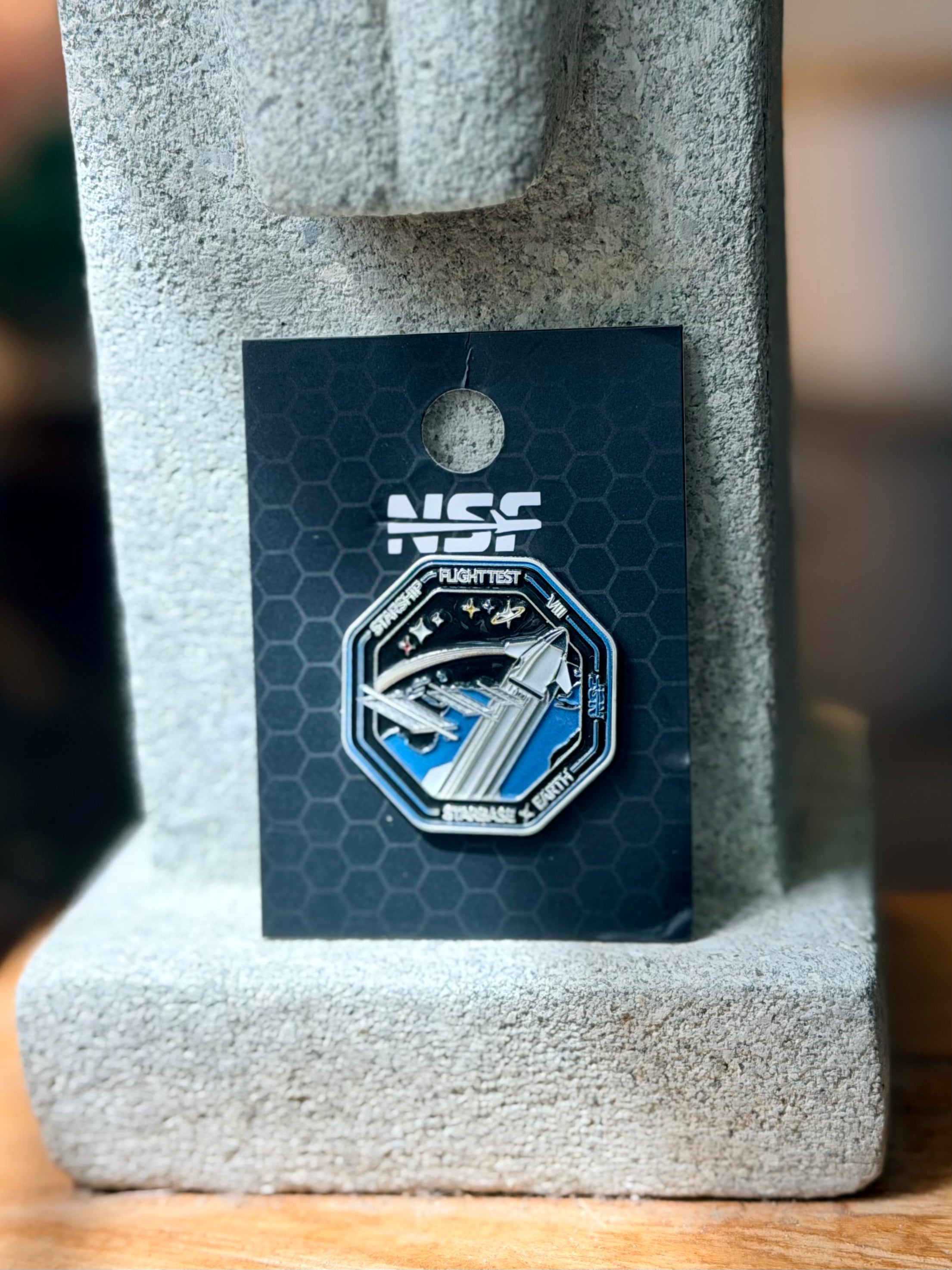 Starship Flight 8 - Collectors Pin