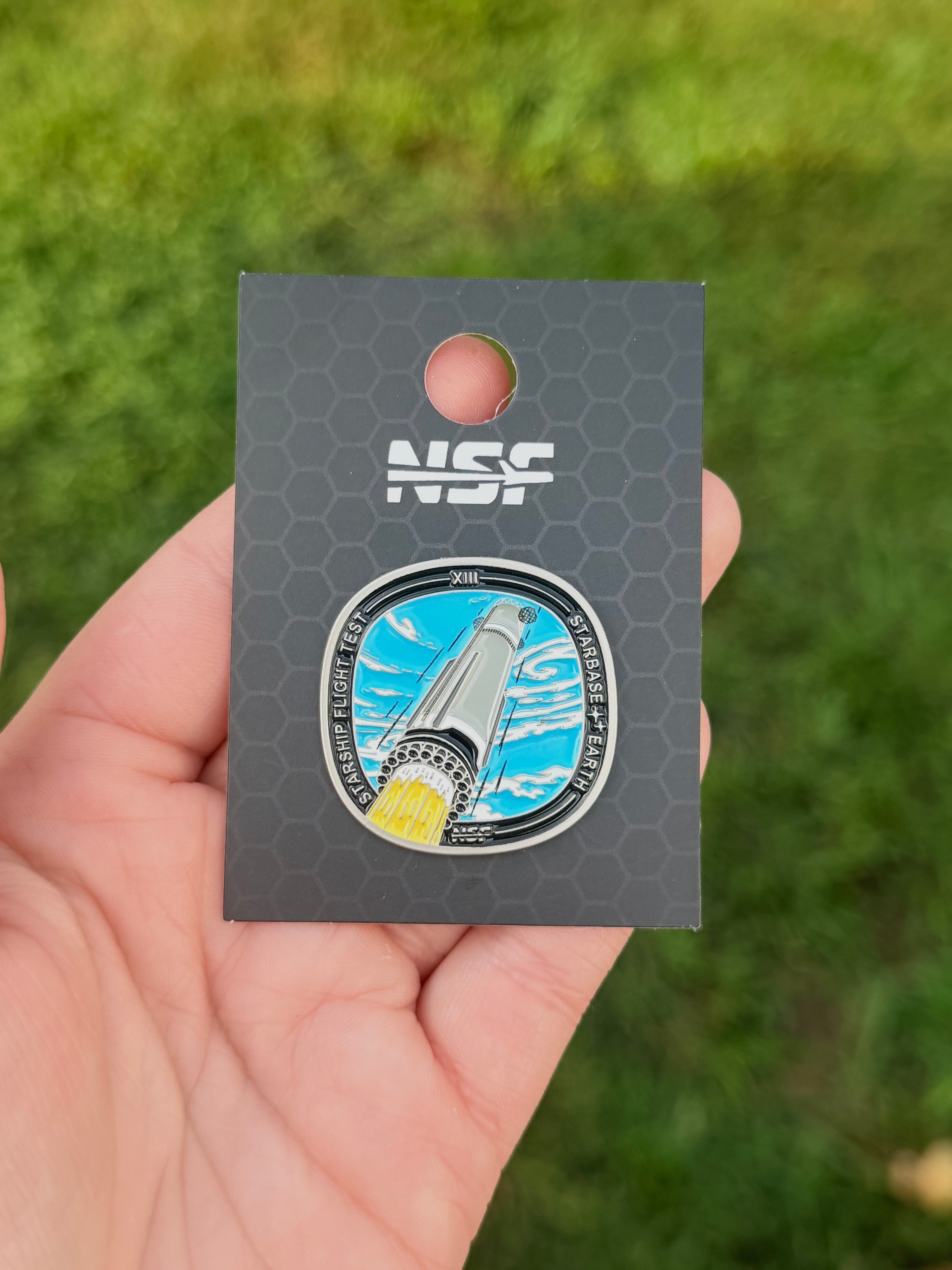 SpaceX Starship Flight 13 - Collectors Pin
