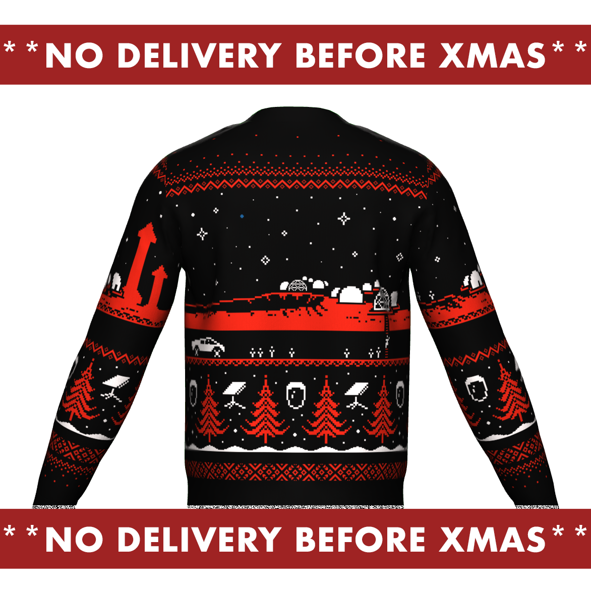 Martian Knitted Holiday Sweater