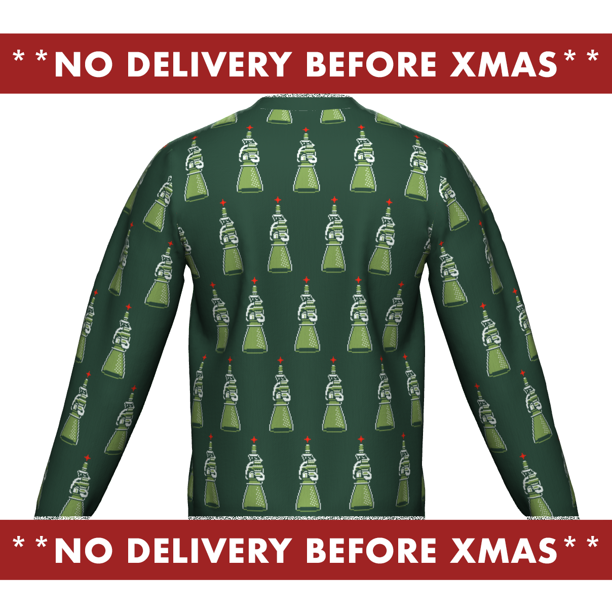Raptor Knitted Holiday Sweater