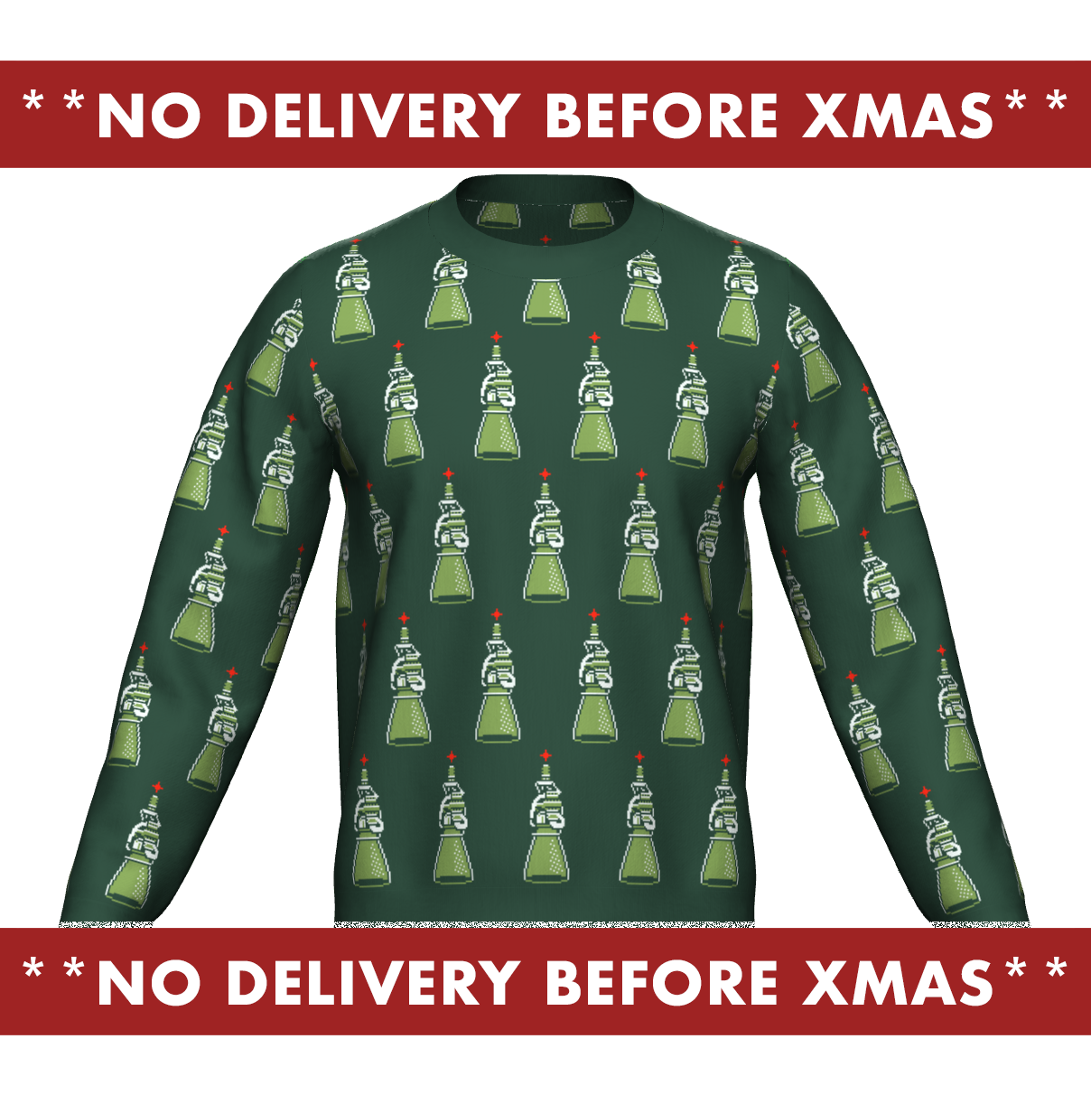 Raptor Knitted Holiday Sweater