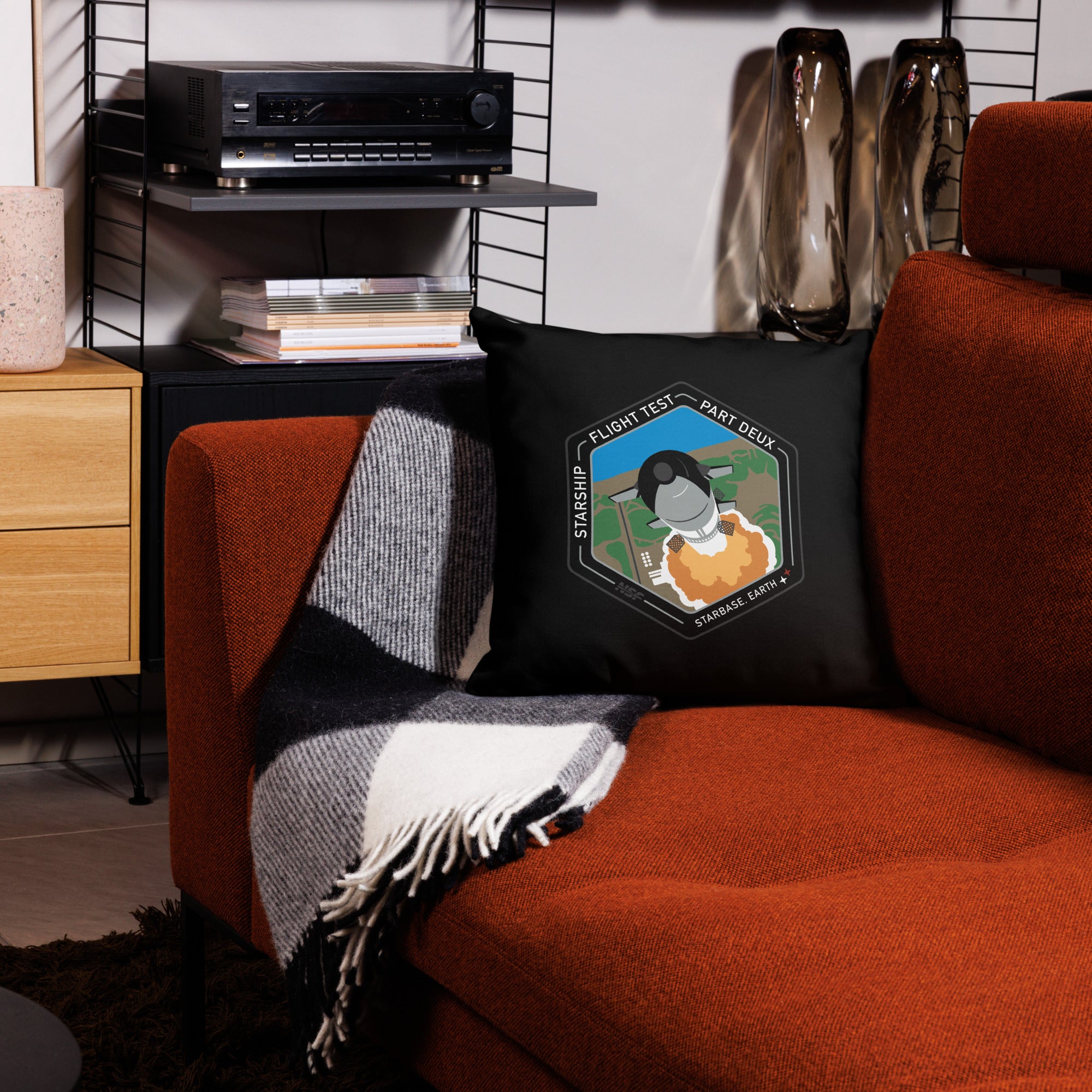 Starship OFT2 - Throw Pillow