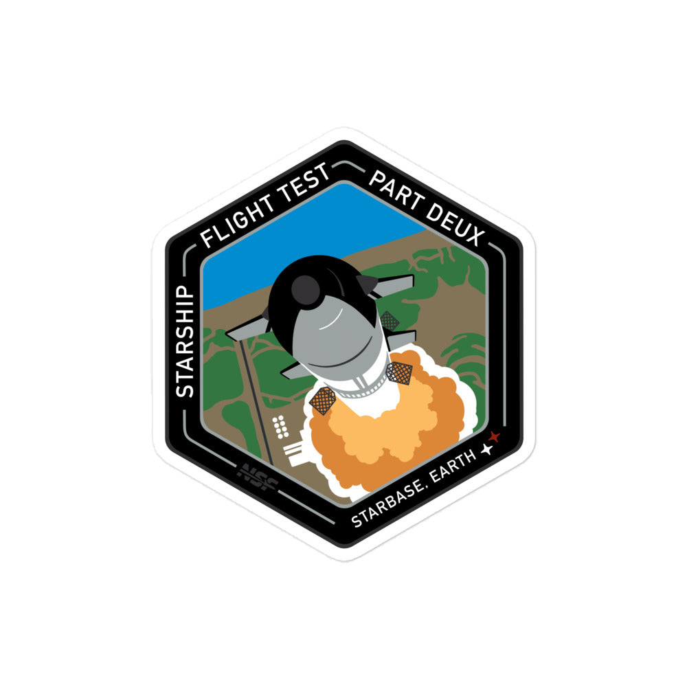 Starship OFT2 - Sticker