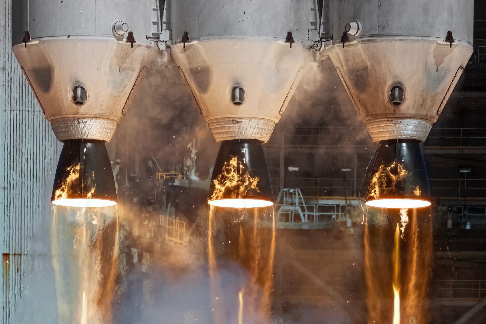 Delta IV Heavy - Burning Engines - Metal Print