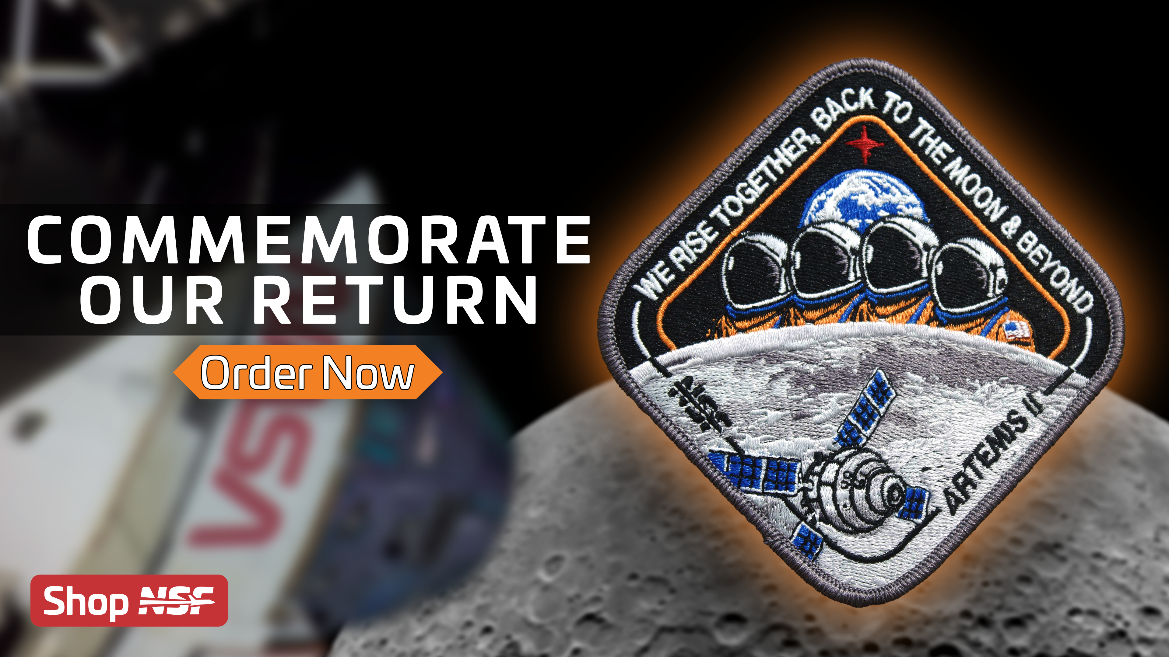 Behind the Artemis II Collectors Patch