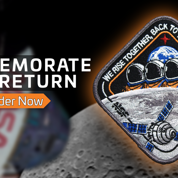 Behind the Artemis II Collectors Patch Behind the Artemis II Collectors Patch