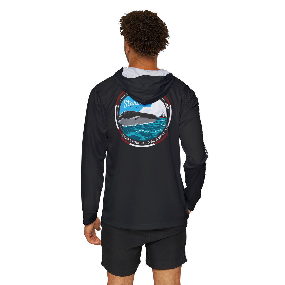SpaceX Starship Float Test Hooded Long Sleeve - Black