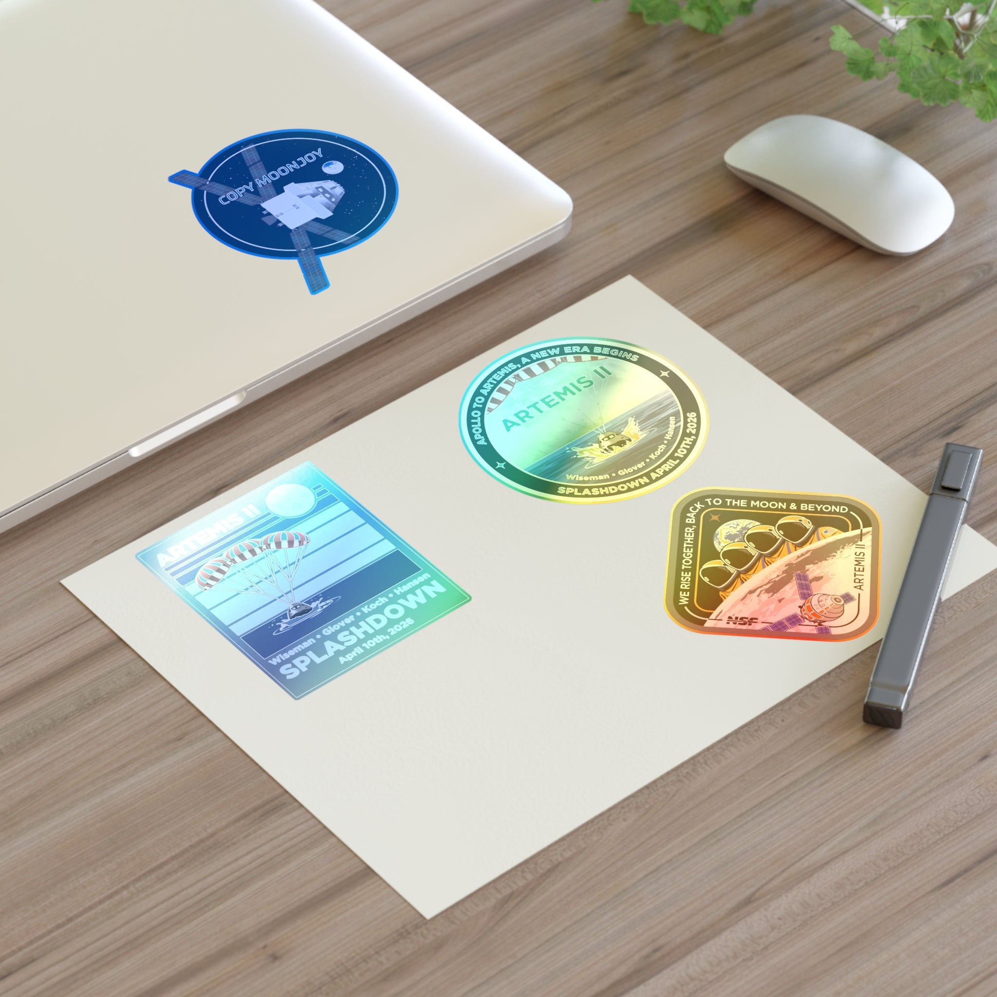 Artemis II ( 4 Designs ) - Sticker Sheet