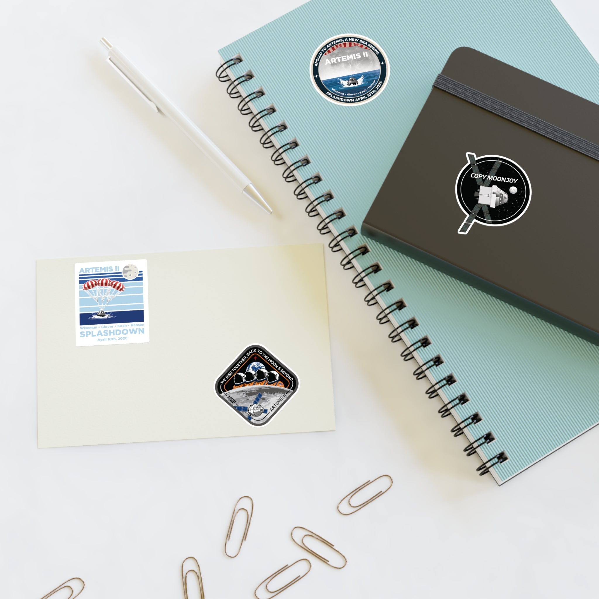 Artemis II ( 4 Designs ) - Sticker Sheet