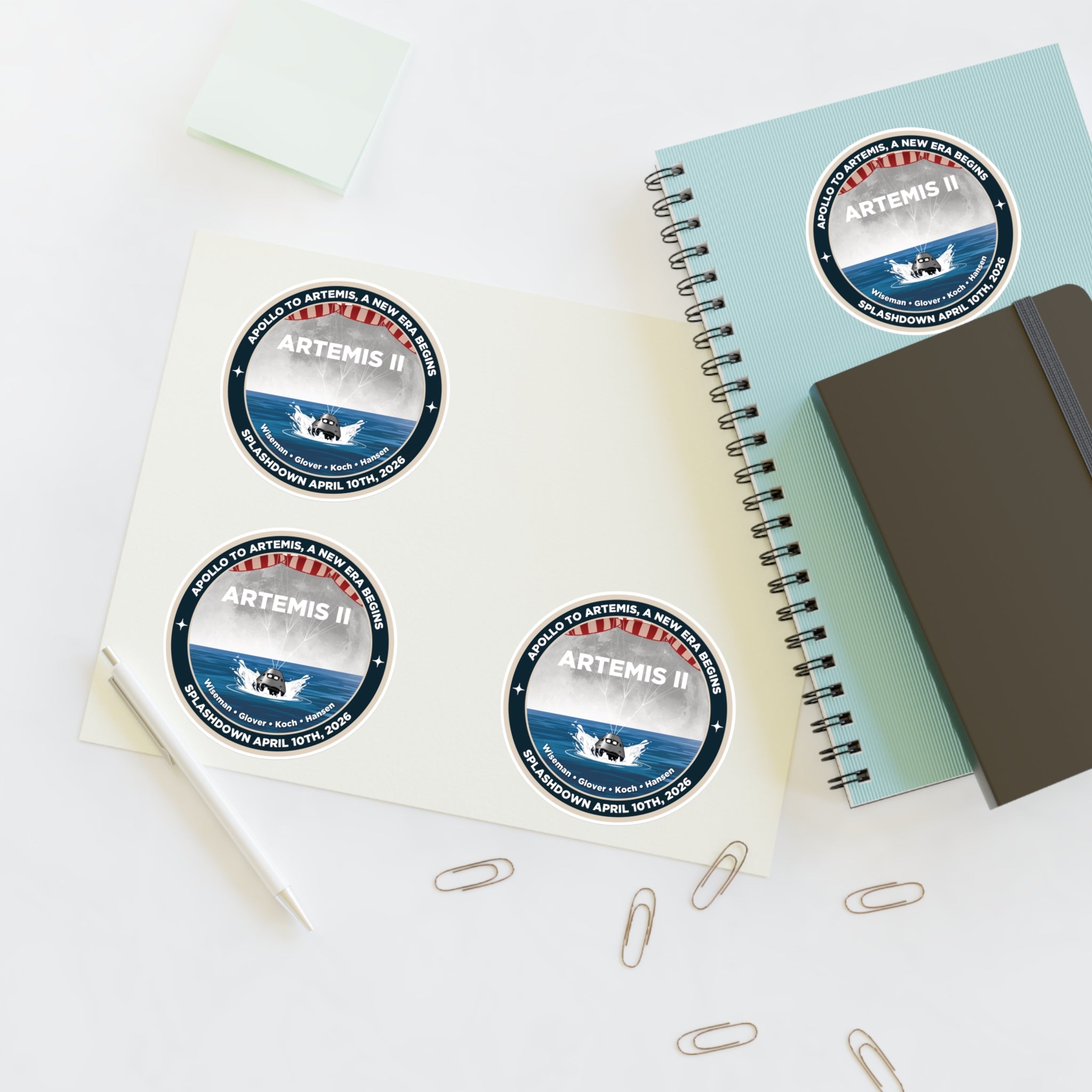 Apollo To Artemis - Sticker Sheet