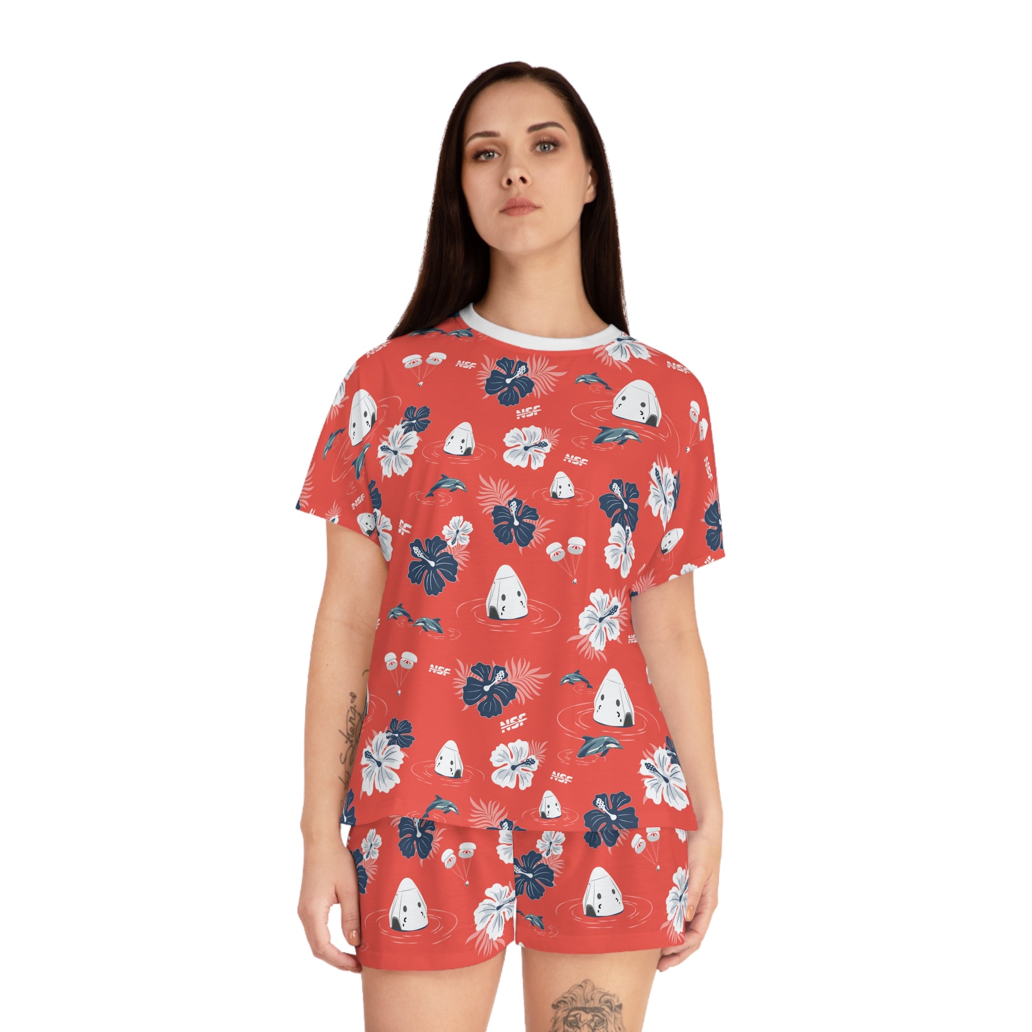 Women's Red Dragon PJ Set