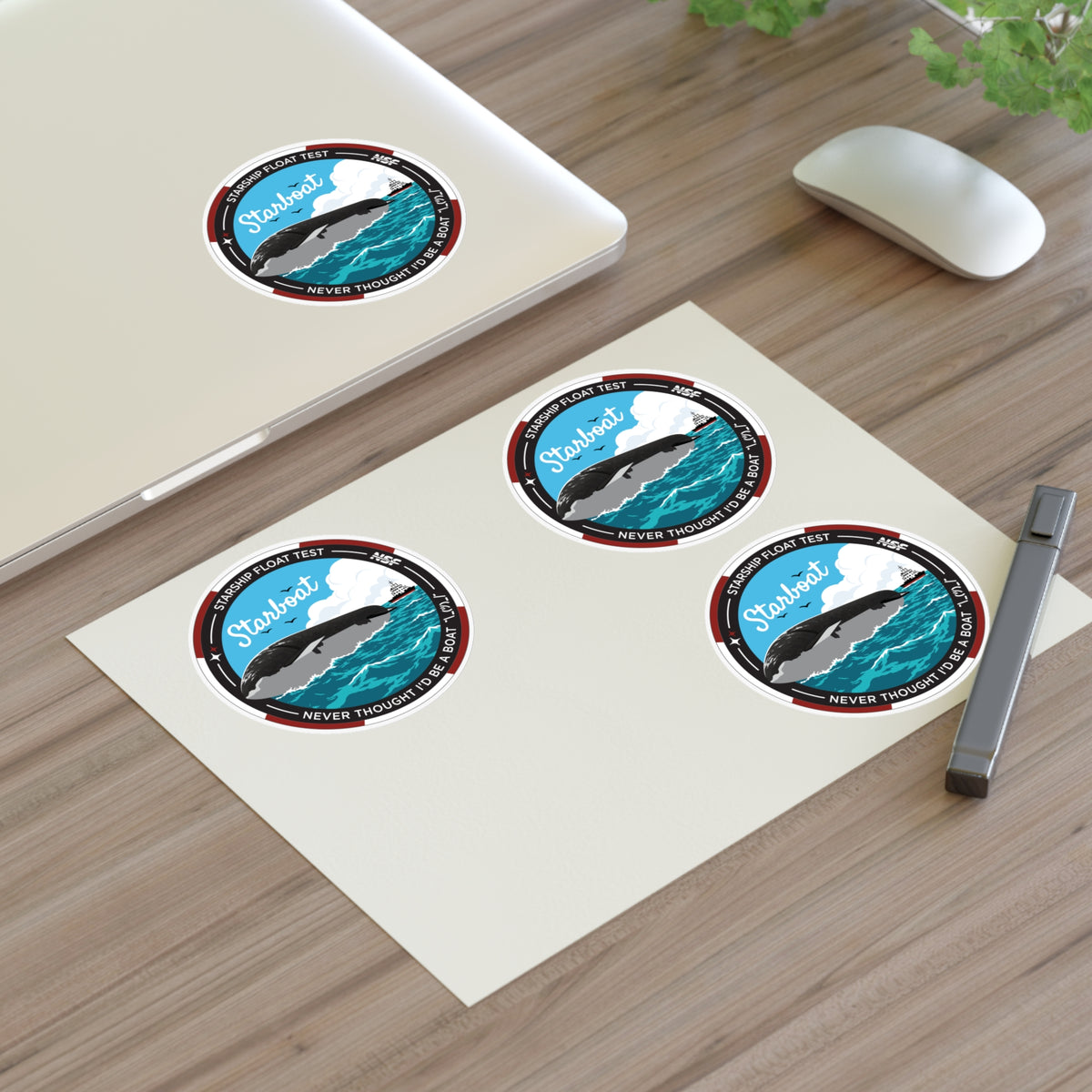 SpaceX Starship Float Test - Sticker Sheet
