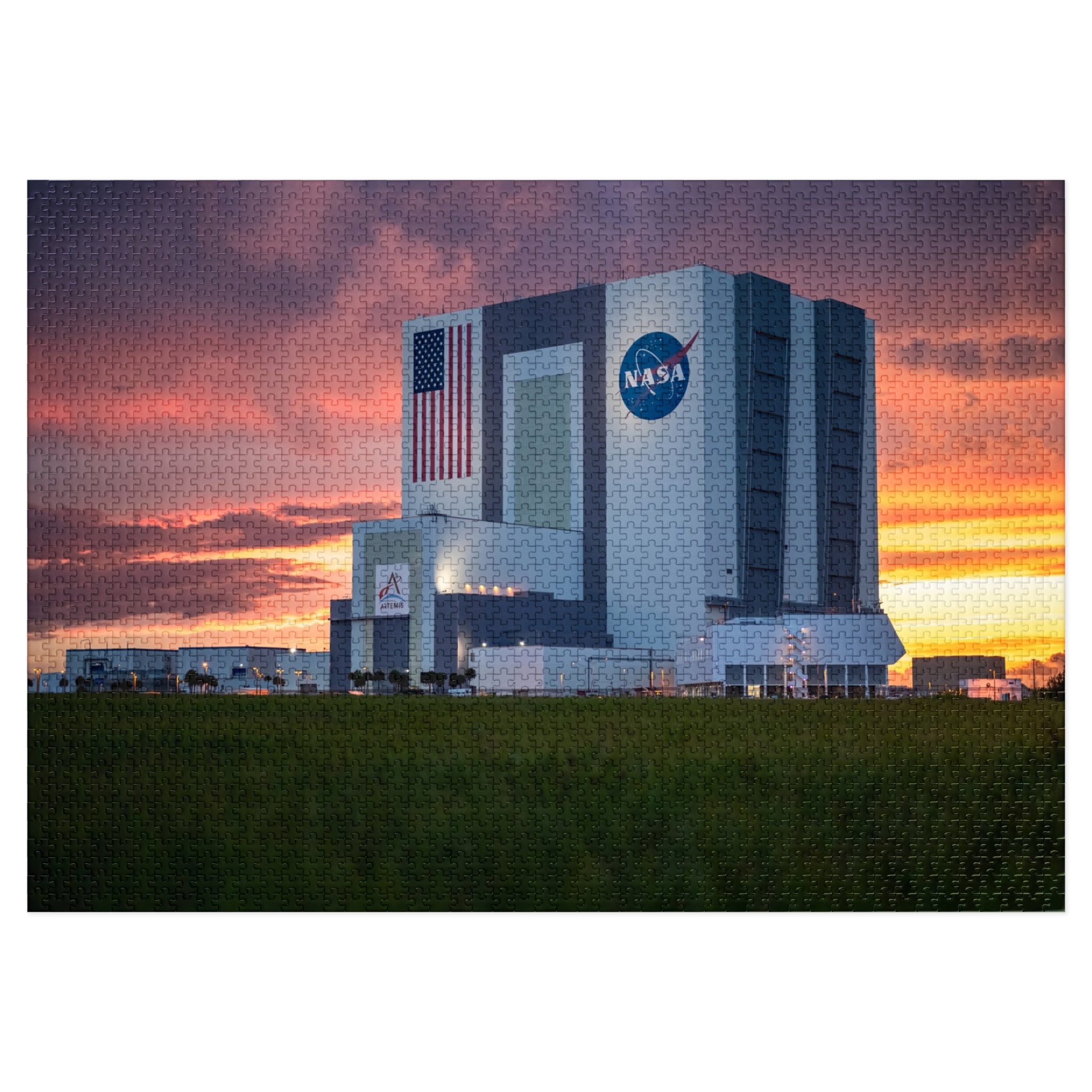 VAB at Sunset - Puzzle