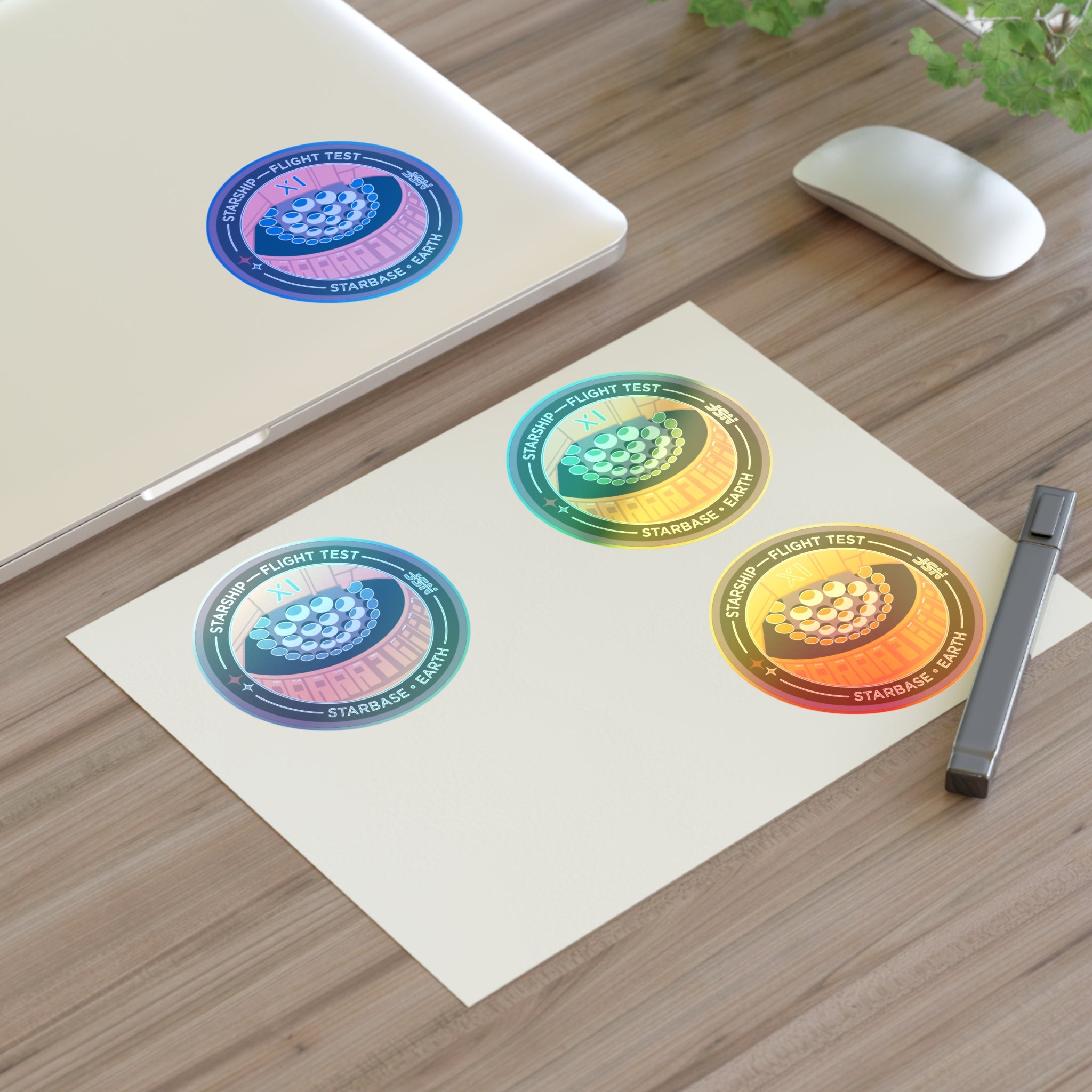 Starship Flight 11 - Sticker Sheet