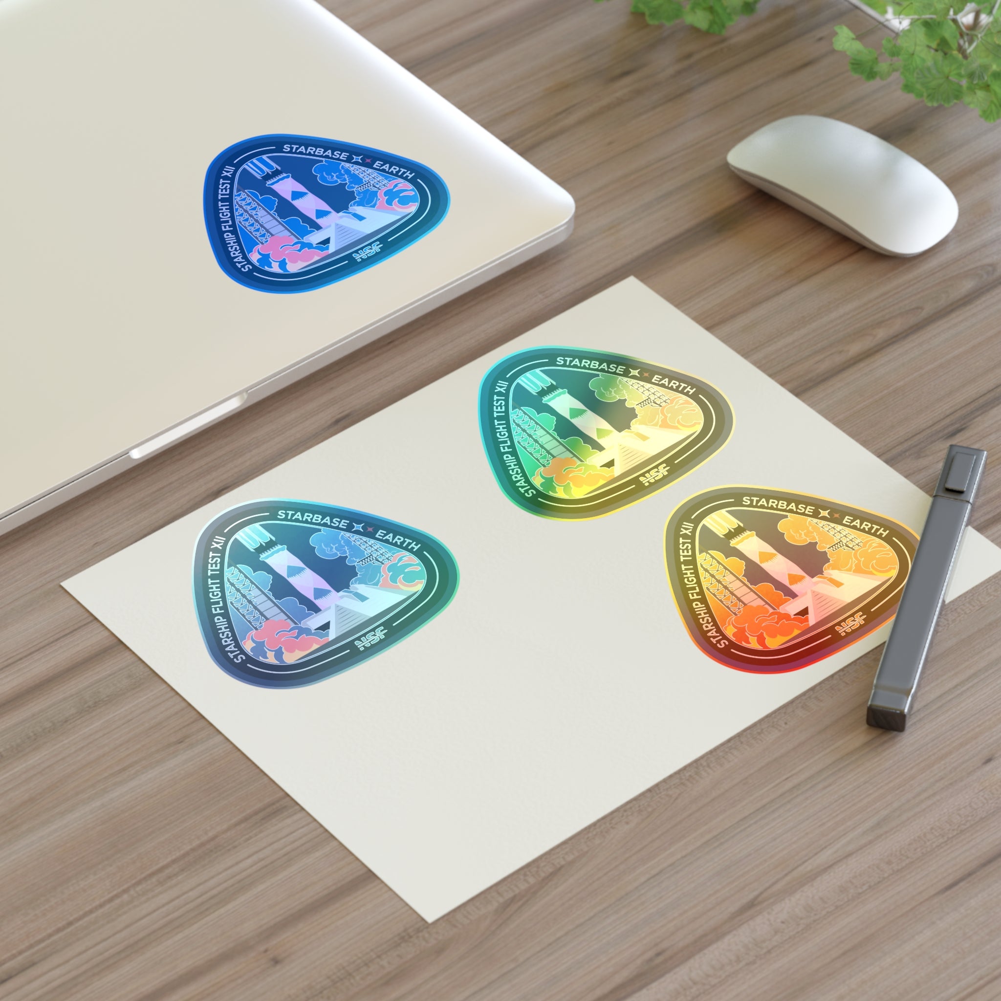Starship Flight 12 - Sticker Sheet