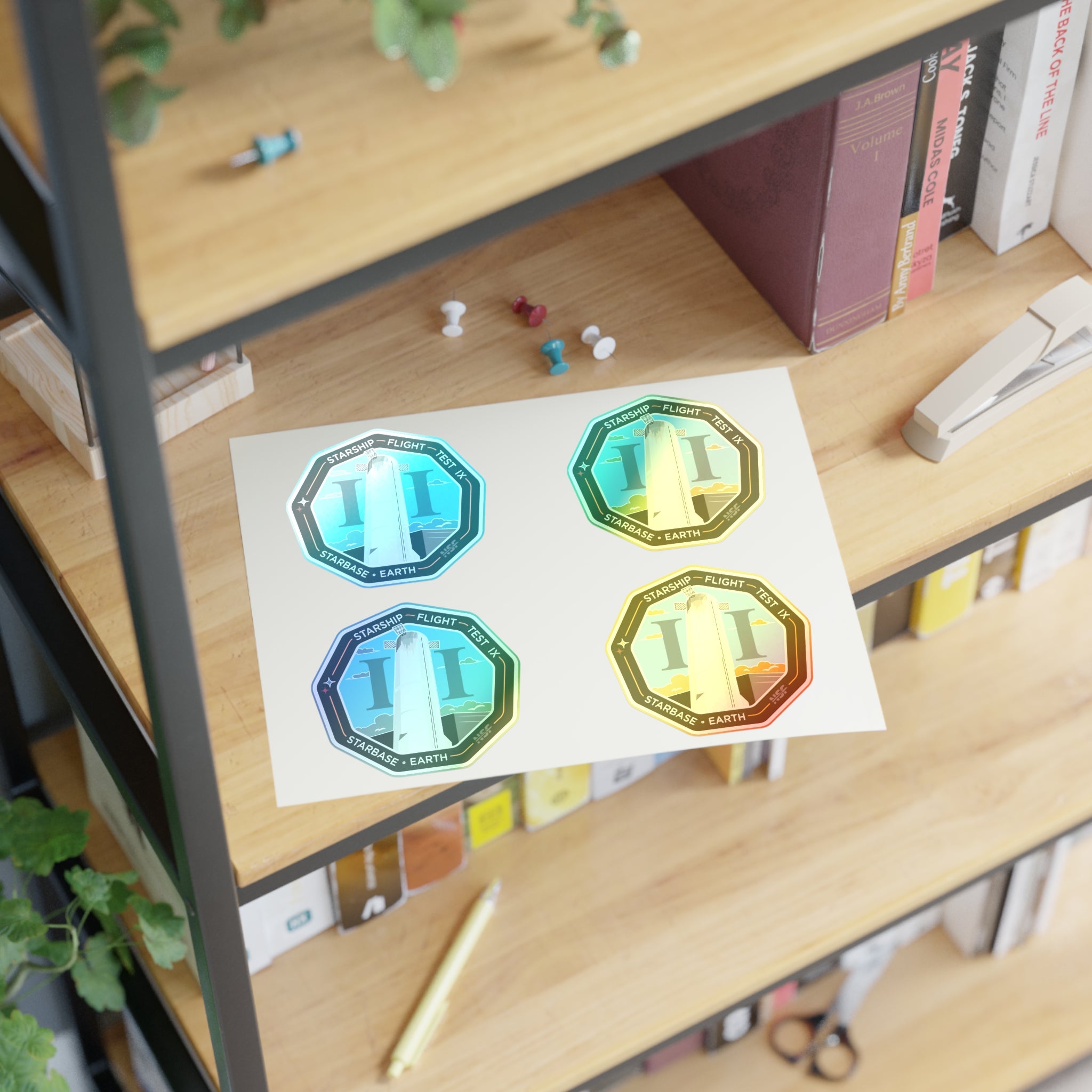 Starship Patch 9 Sticker Sheet