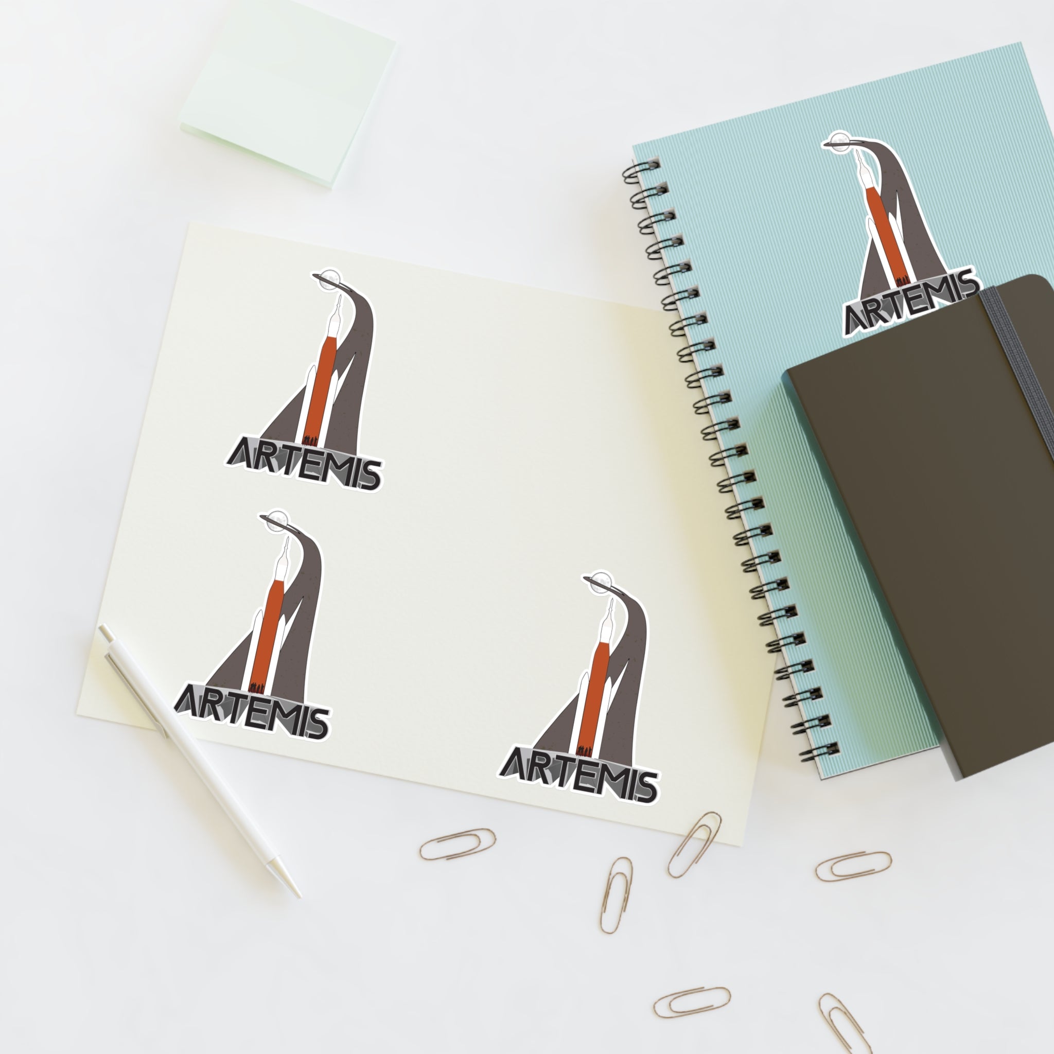 Artemis II Vintage - Sticker Sheet