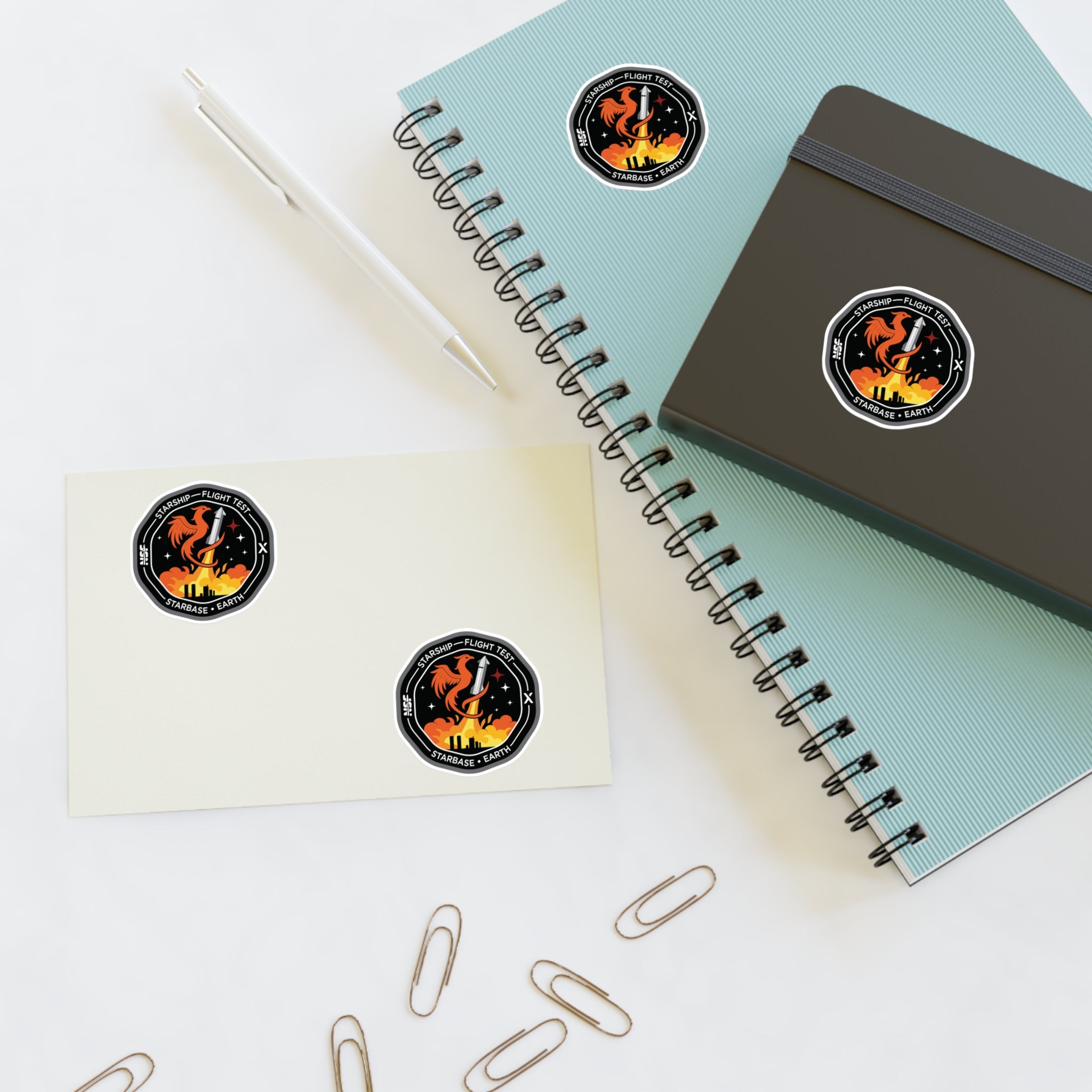 Starship Patch 10 Sticker Sheet