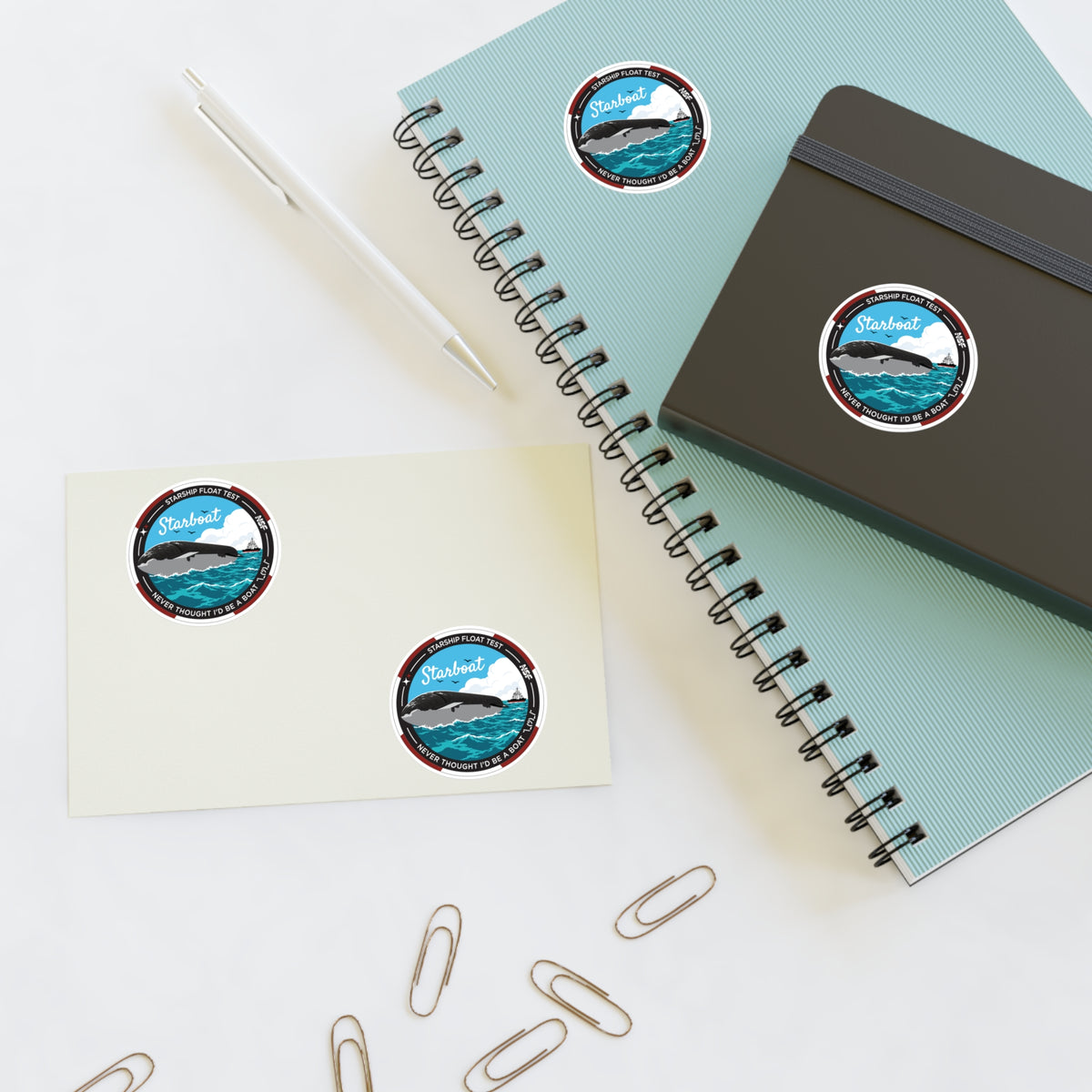 SpaceX Starship Float Test - Sticker Sheet