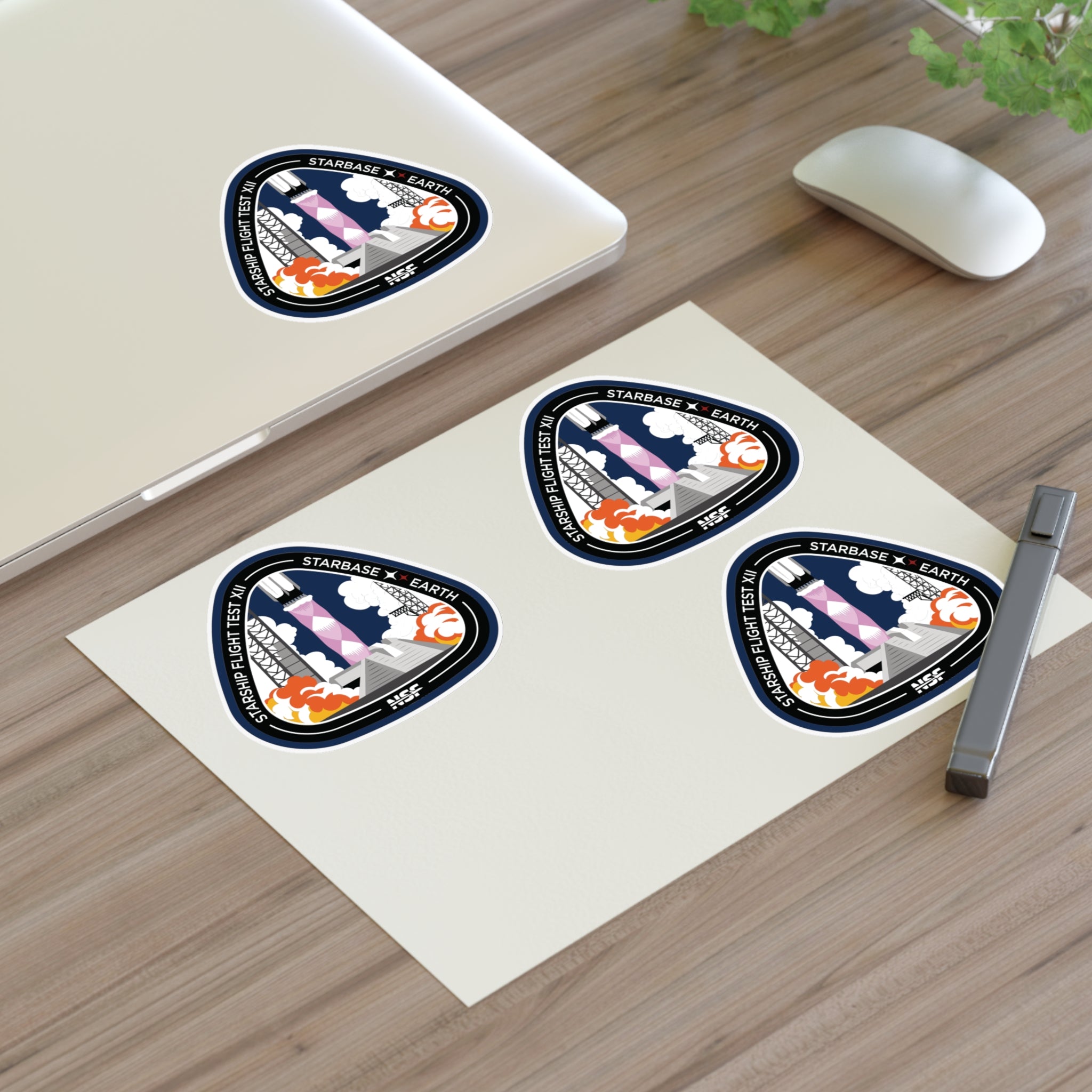 Starship Flight 12 - Sticker Sheet