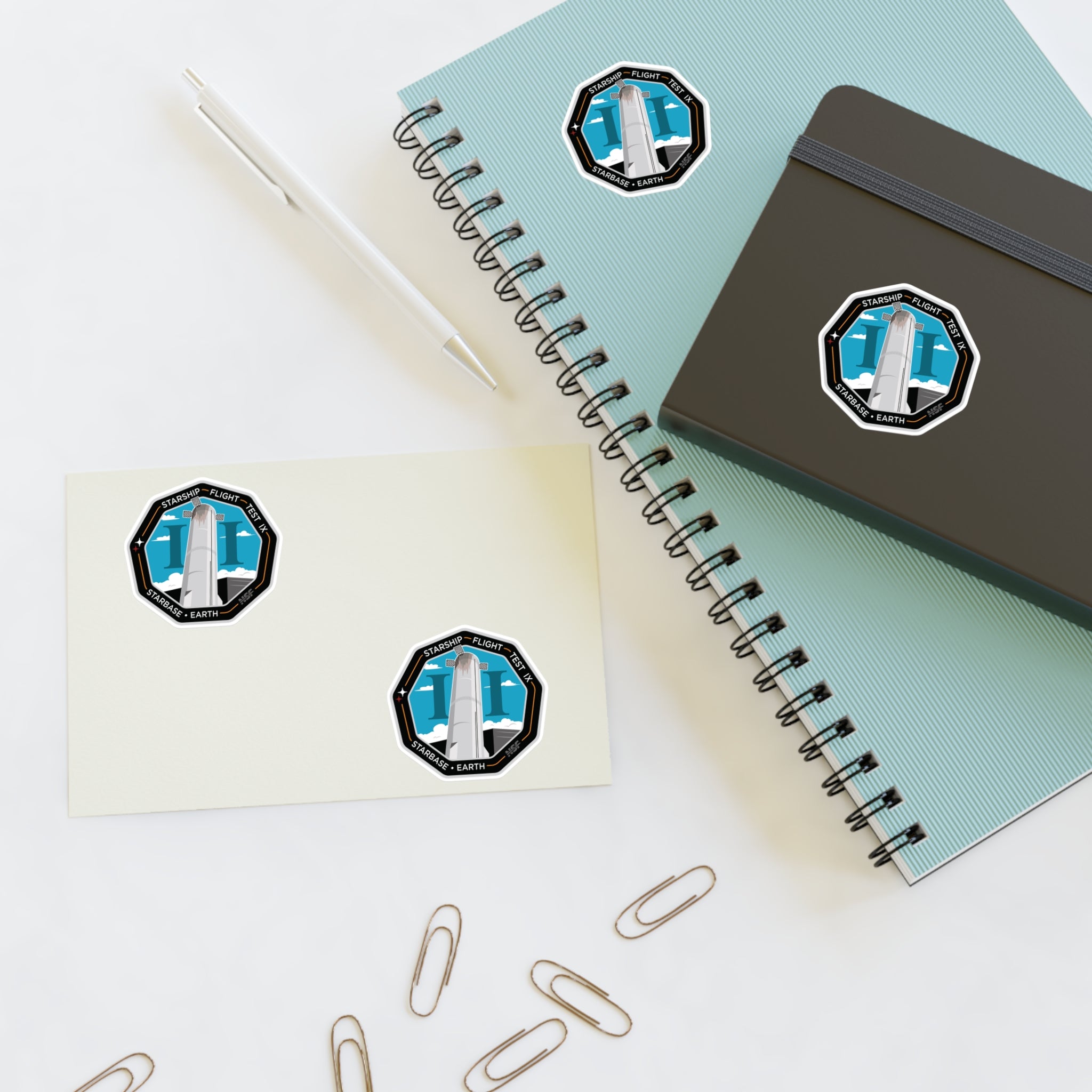 Starship Patch 9 Sticker Sheet