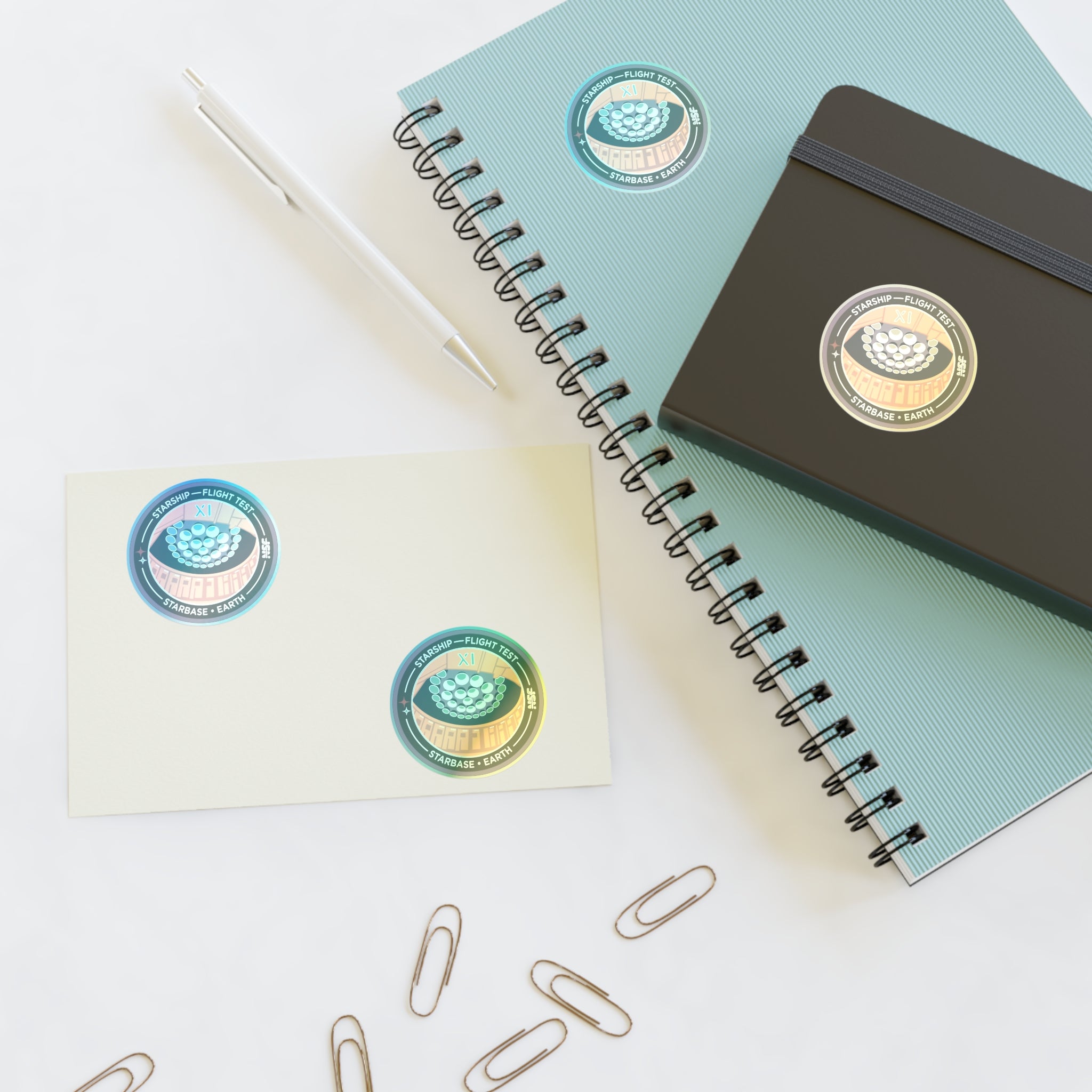 Starship Flight 11 - Sticker Sheet