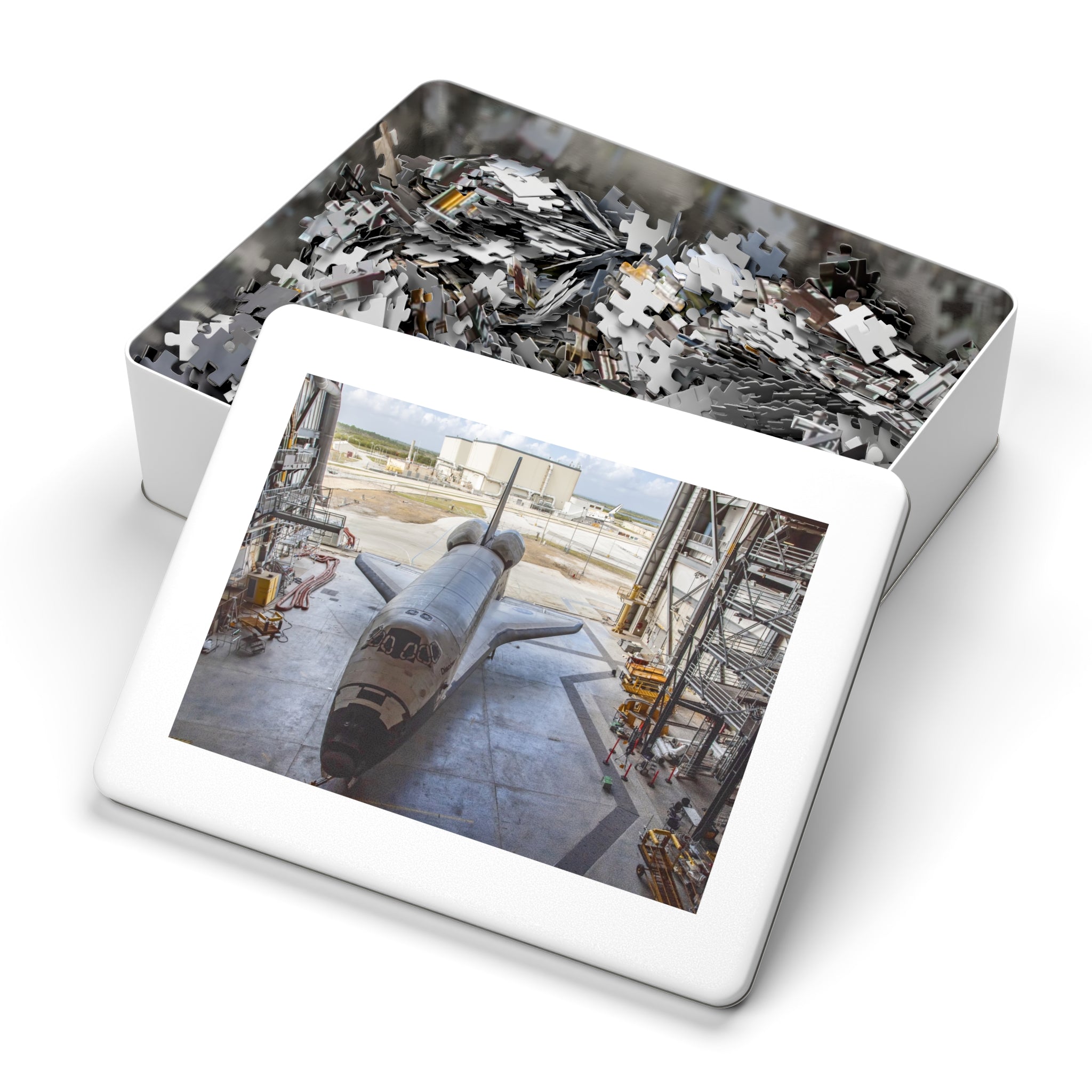 Shuttle in the Orbiter Processing Facility  - Puzzle