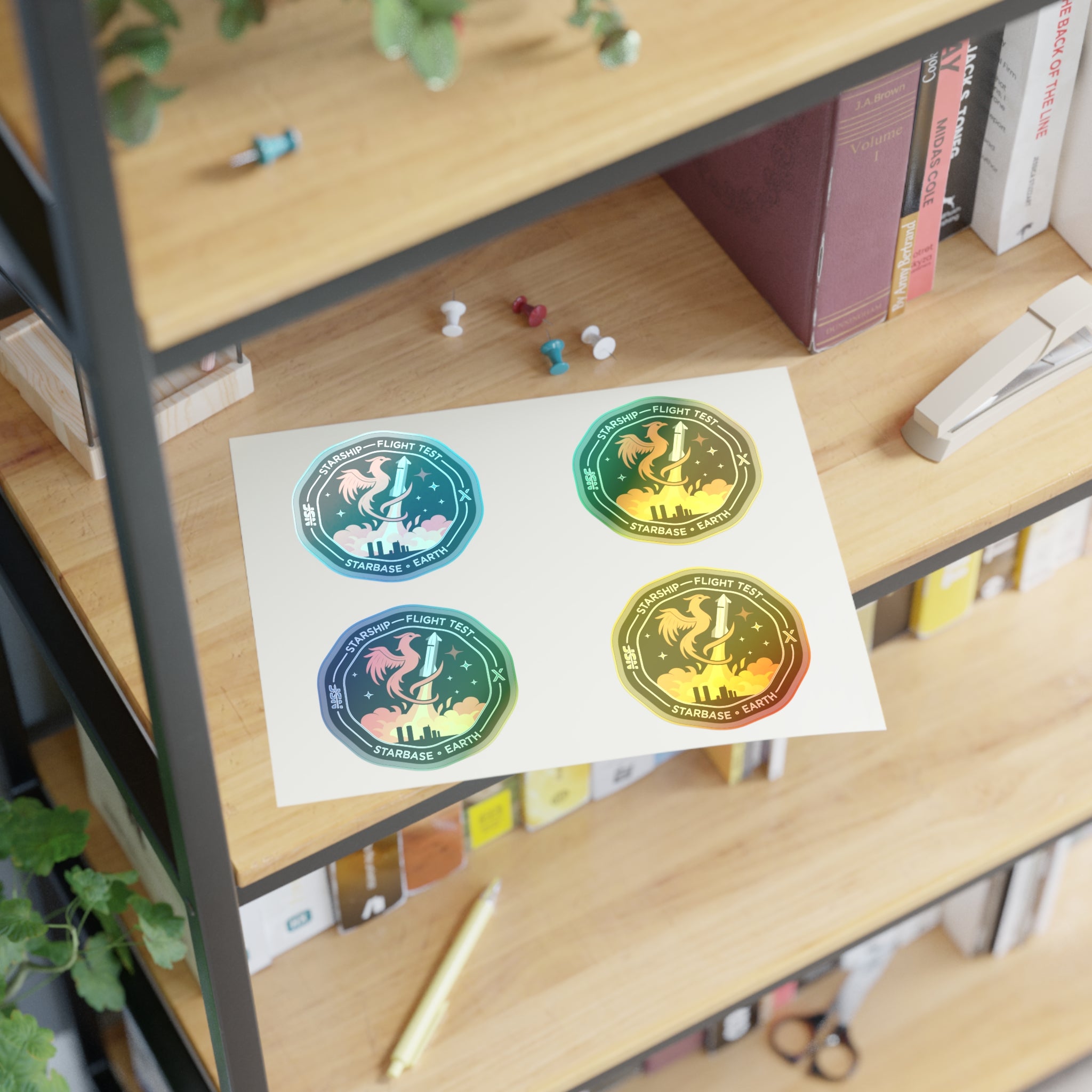 Starship Patch 10 Sticker Sheet