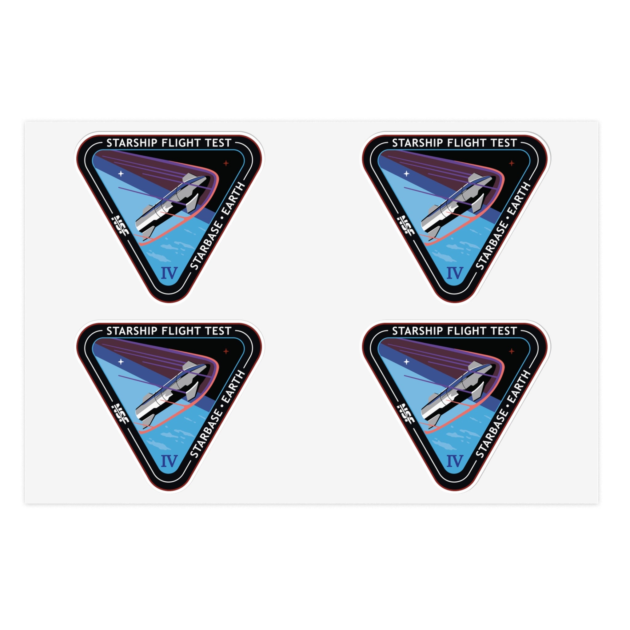 Starship Patch 4 Sticker Sheet