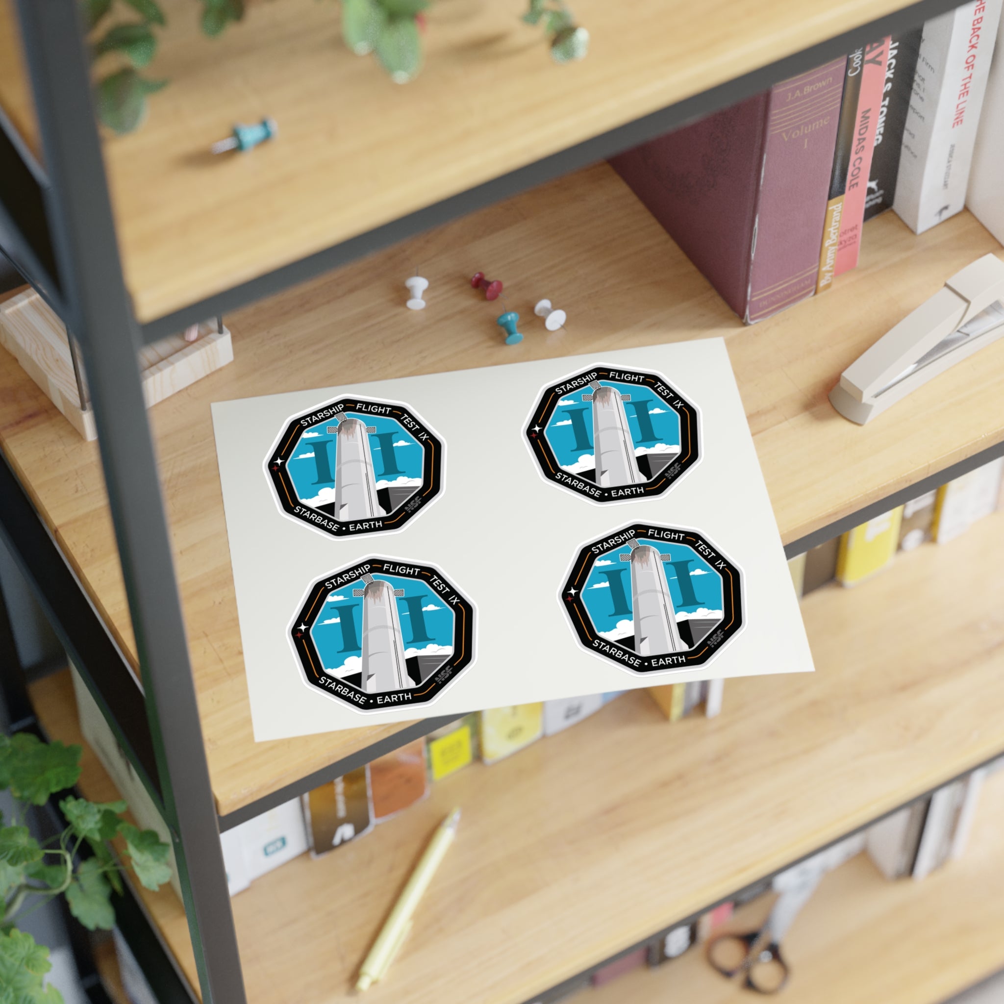 Starship Patch 9 Sticker Sheet