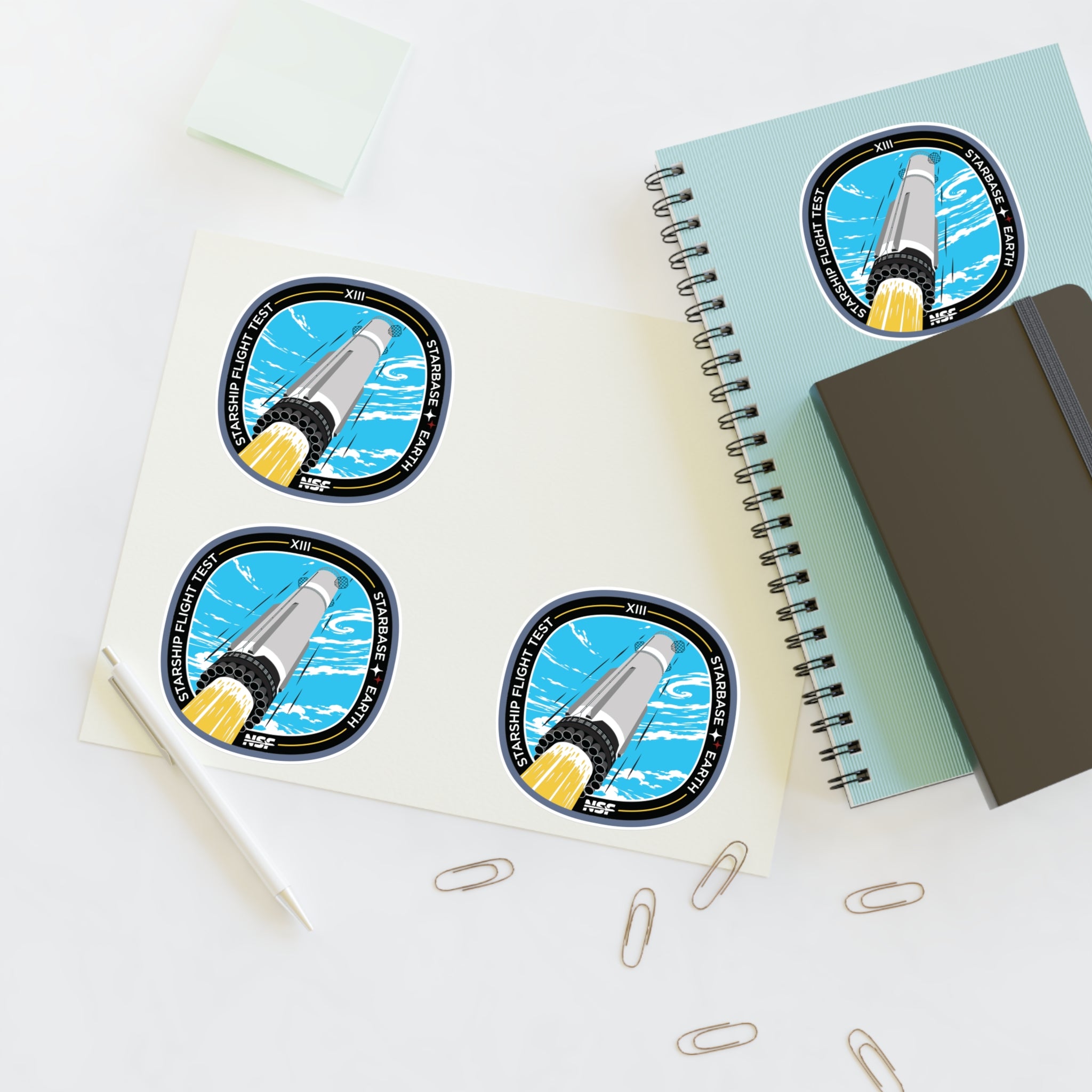 SpaceX Starship Flight 13 - Sticker Sheet