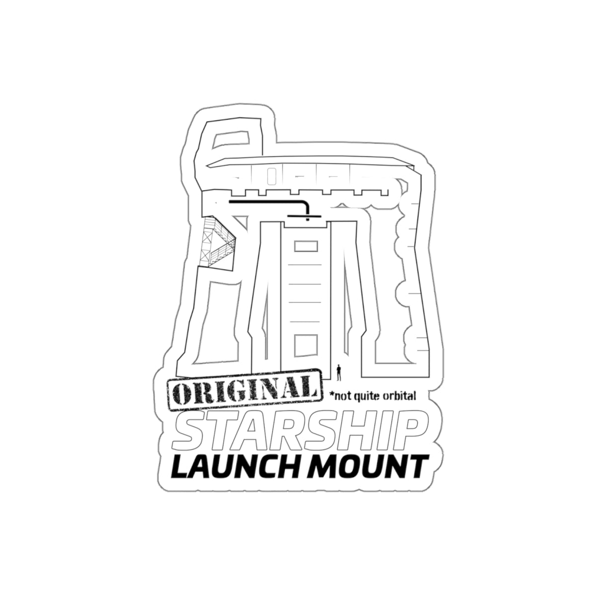 Original Launch Mount - Tribute Sticker
