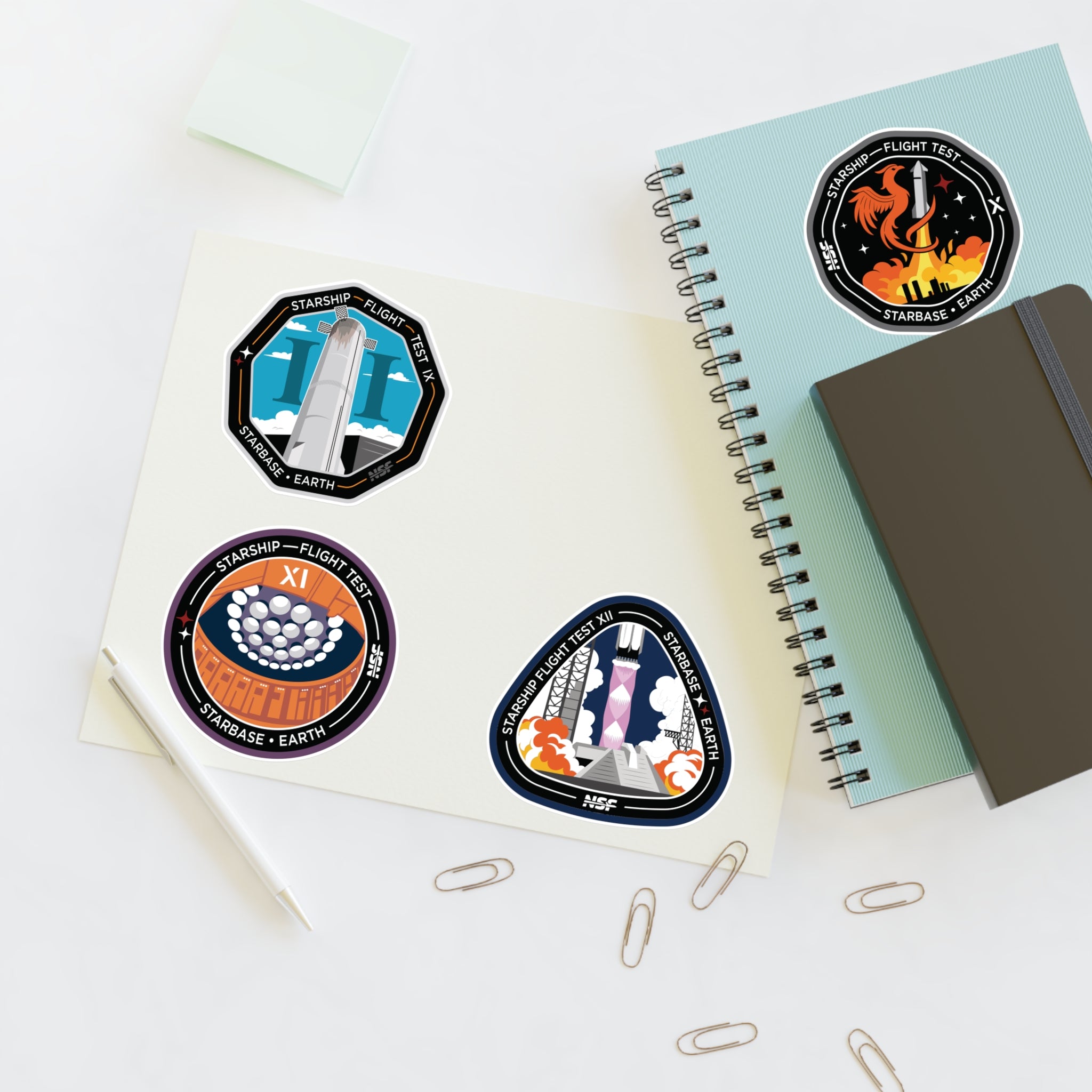 Starship Patch 9/10/11/12 - Sticker Sheet