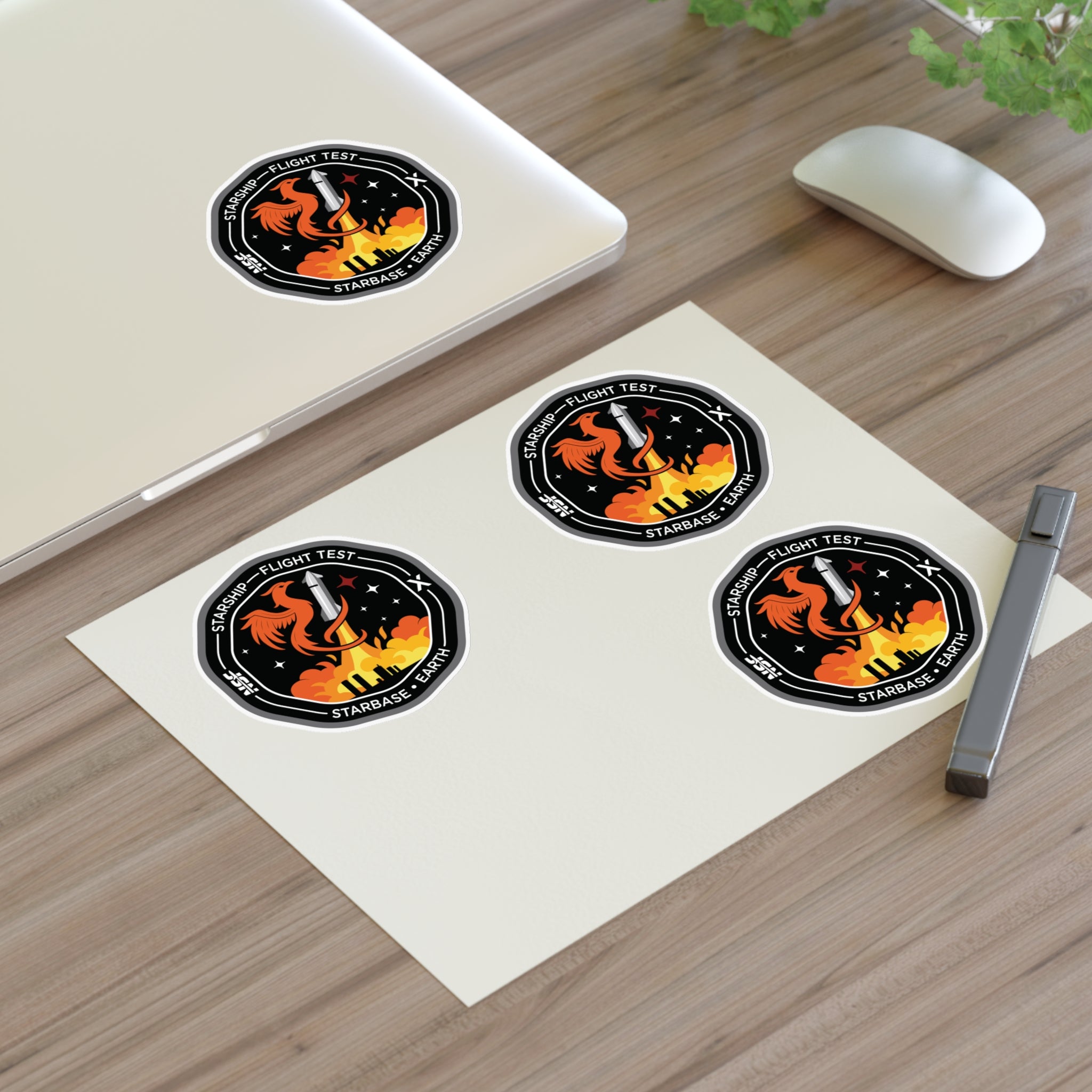 Starship Patch 10 Sticker Sheet