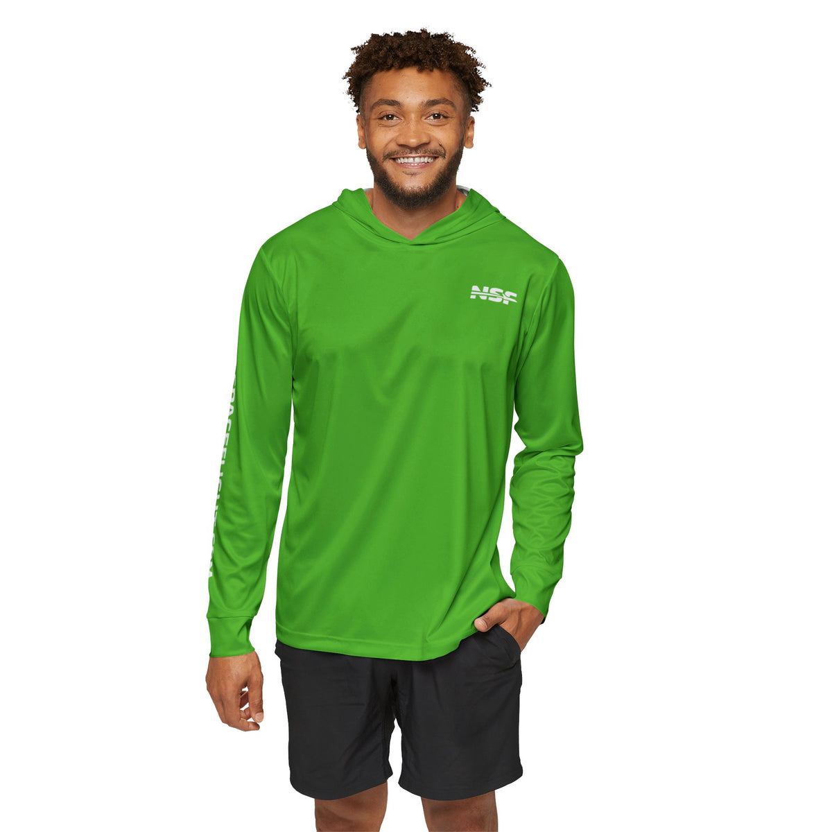 SpaceX Starship Flight 14 Hooded Long Sleeve - Green