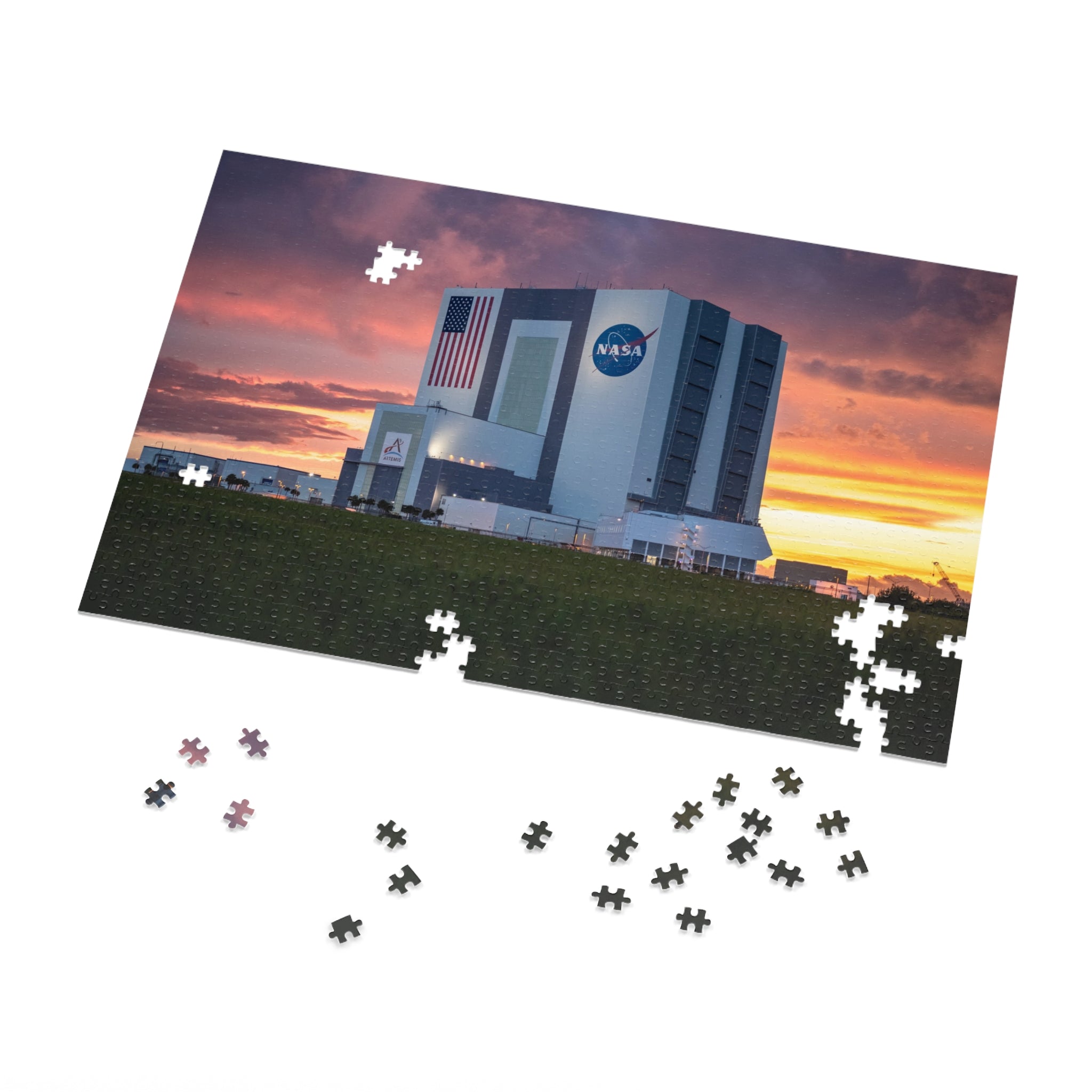 VAB at Sunset - Puzzle